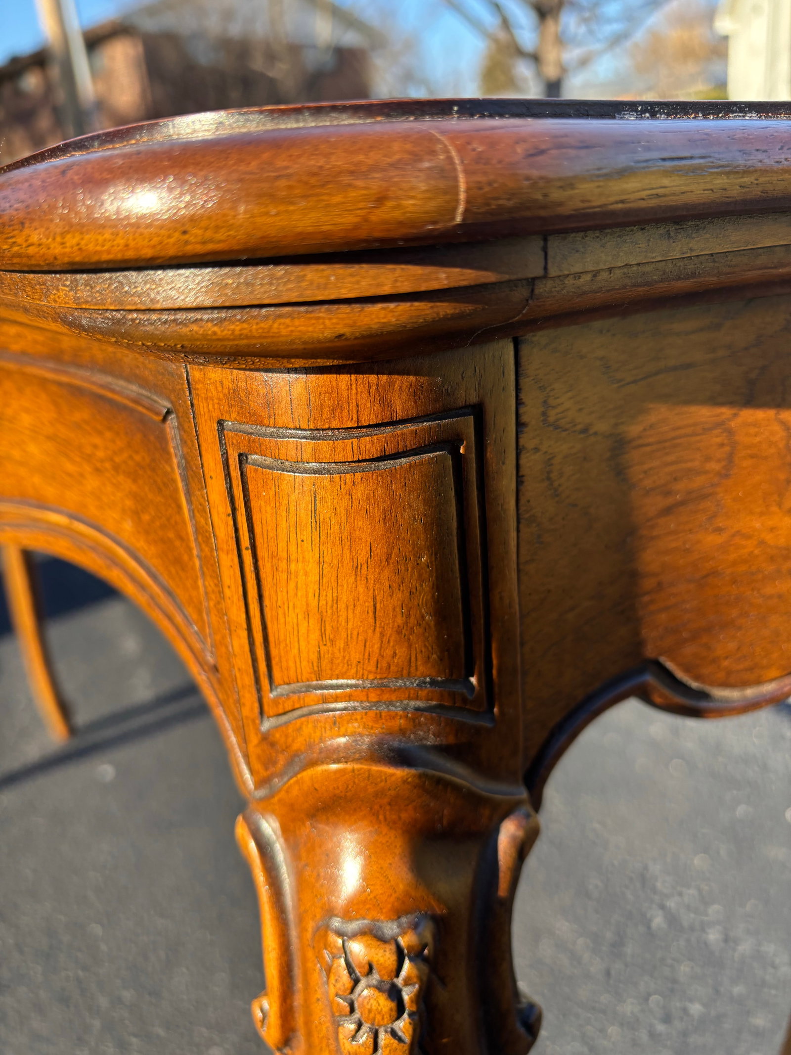 1970s Thomasville Sofa Console Table - 7