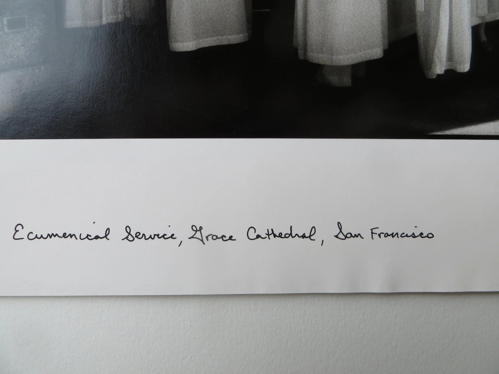 1980s "Ecumenical Service, Grace Cathedral, San Francisco" Silver Gelatin Photograph by Geir Jordahl - 8