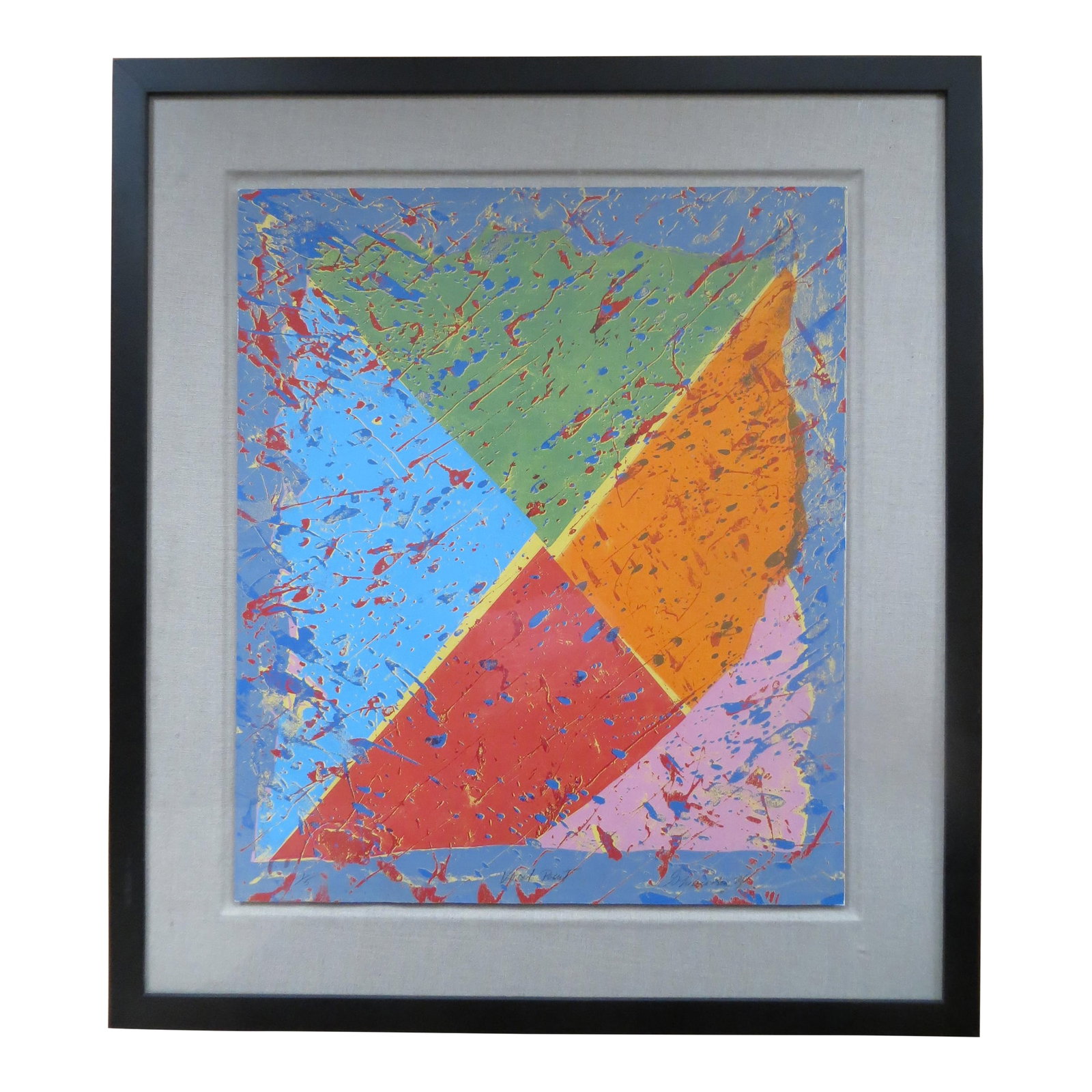 Abstract Lithograph After Gerald Lubensky Signed and Numbered 1/5 (1 of 8)