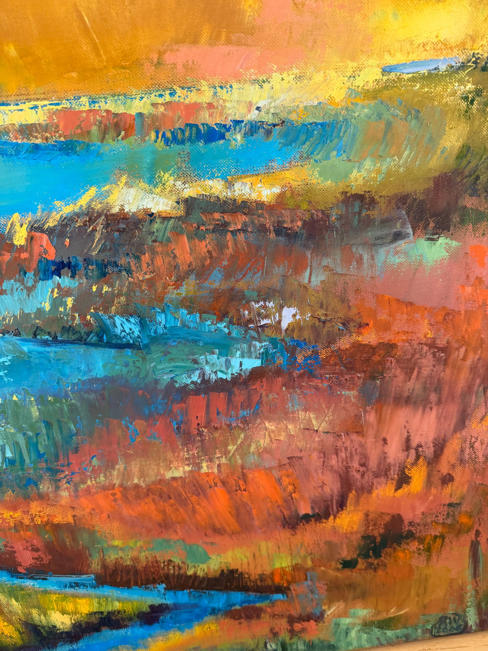 Contemporary "Scarborough Marsh" Painting - 7