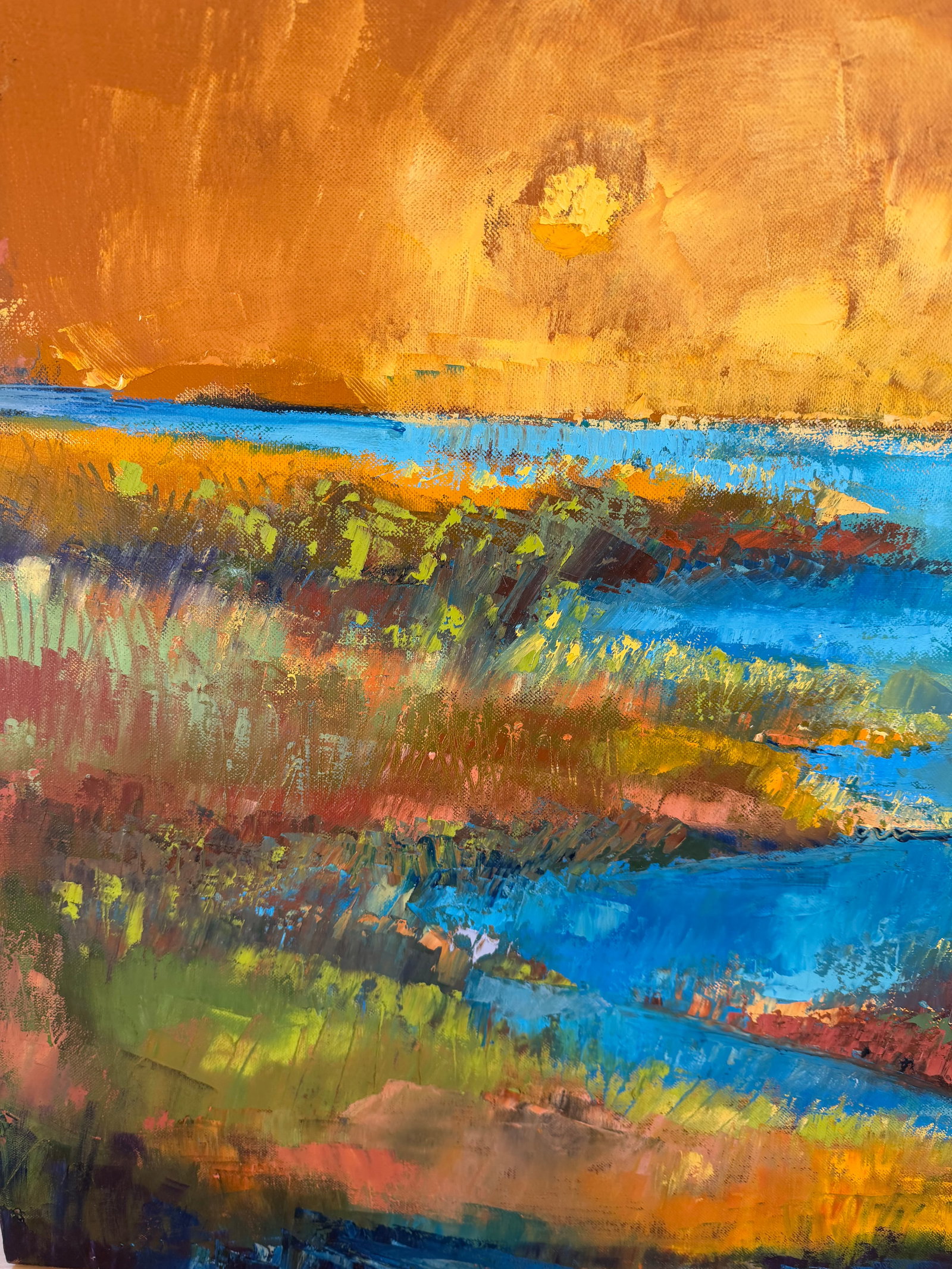 Contemporary "Scarborough Marsh" Painting - 8