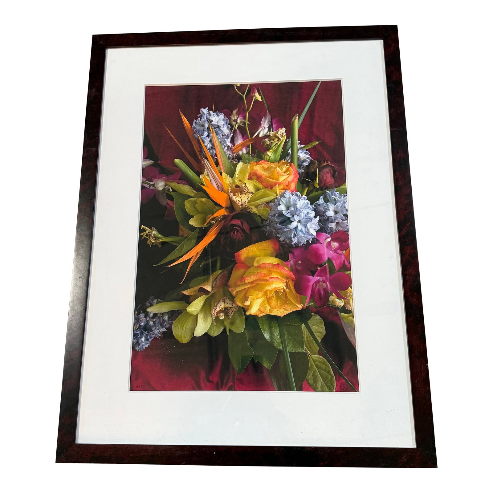 Large Phyllis Rose Framed Flowers Art Original Numbered 30/75 J.Pocker Frame: Large Phyllis Rose Framed Flowers Art Original Numbered 30/75 J.Pocker Frame Rare listed Artist signed and numbered Numbered 30/75 Added in a very heavy museum glass J. Pocker Frame This product is a