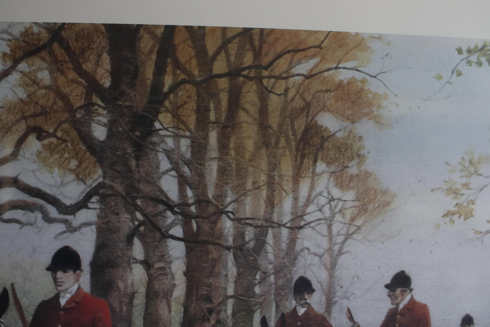 Vintage Lithograph of a British Fox Hunting Scene "The Pink of Condition" by George Wright - 7
