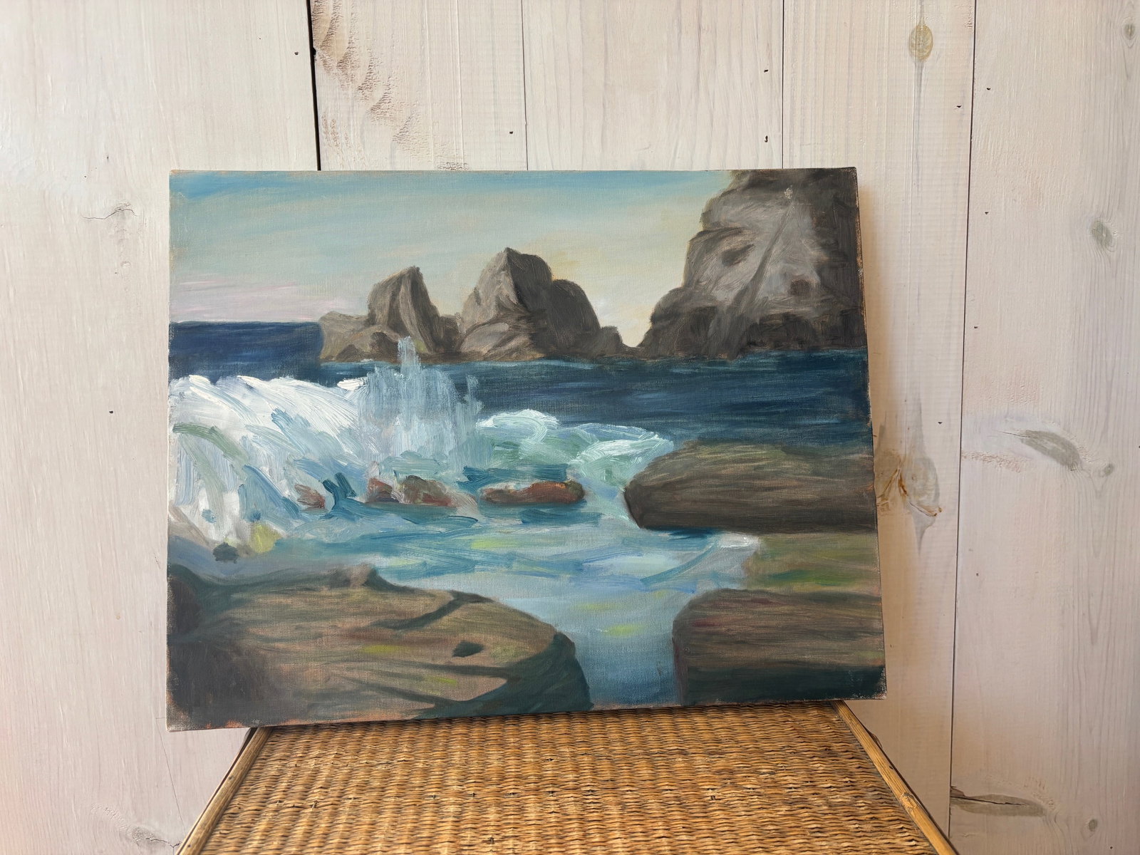 Mid 20th Century Original Seascape Painting - 10
