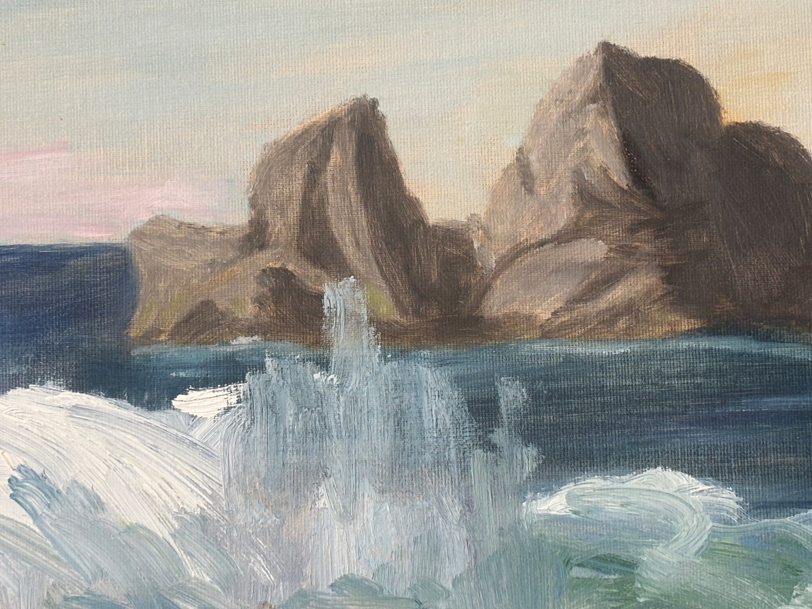 Mid 20th Century Original Seascape Painting - 4