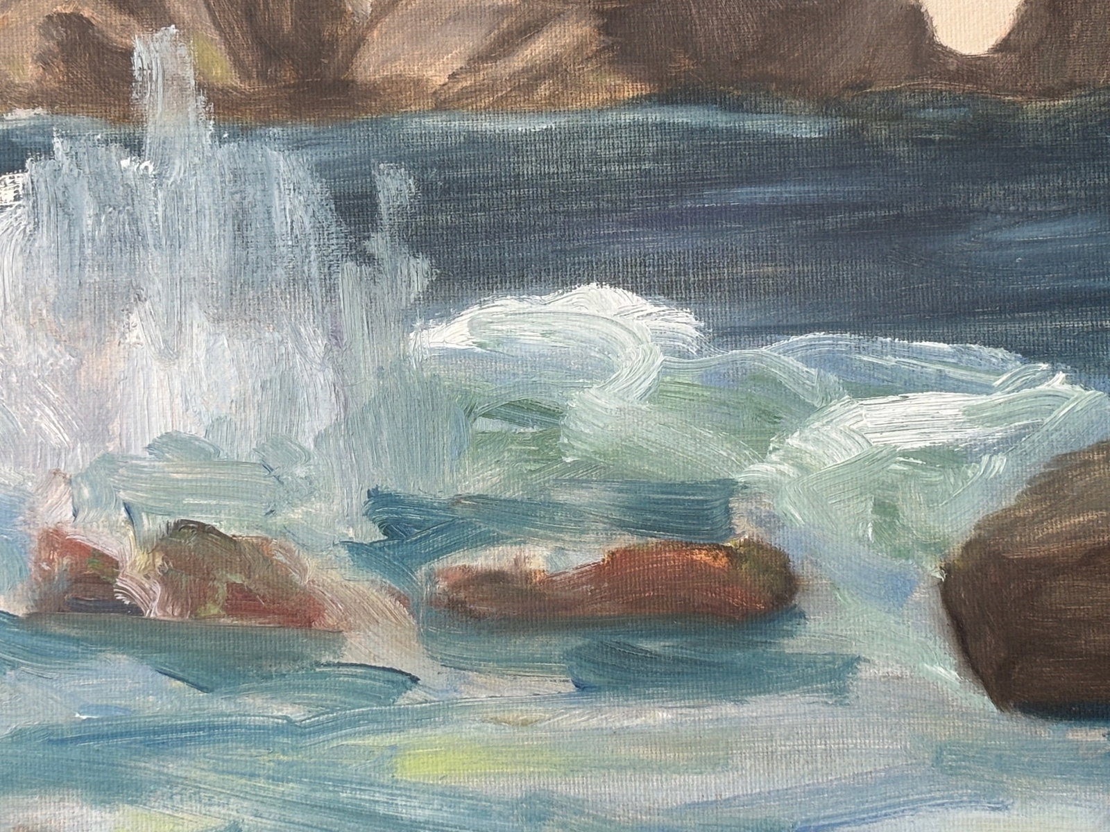 Mid 20th Century Original Seascape Painting - 8