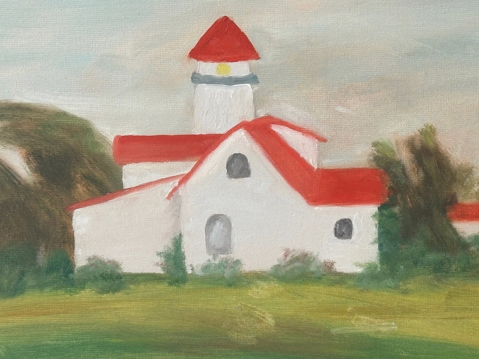 Mid 20th Century Original Lighthouse Painting - 3