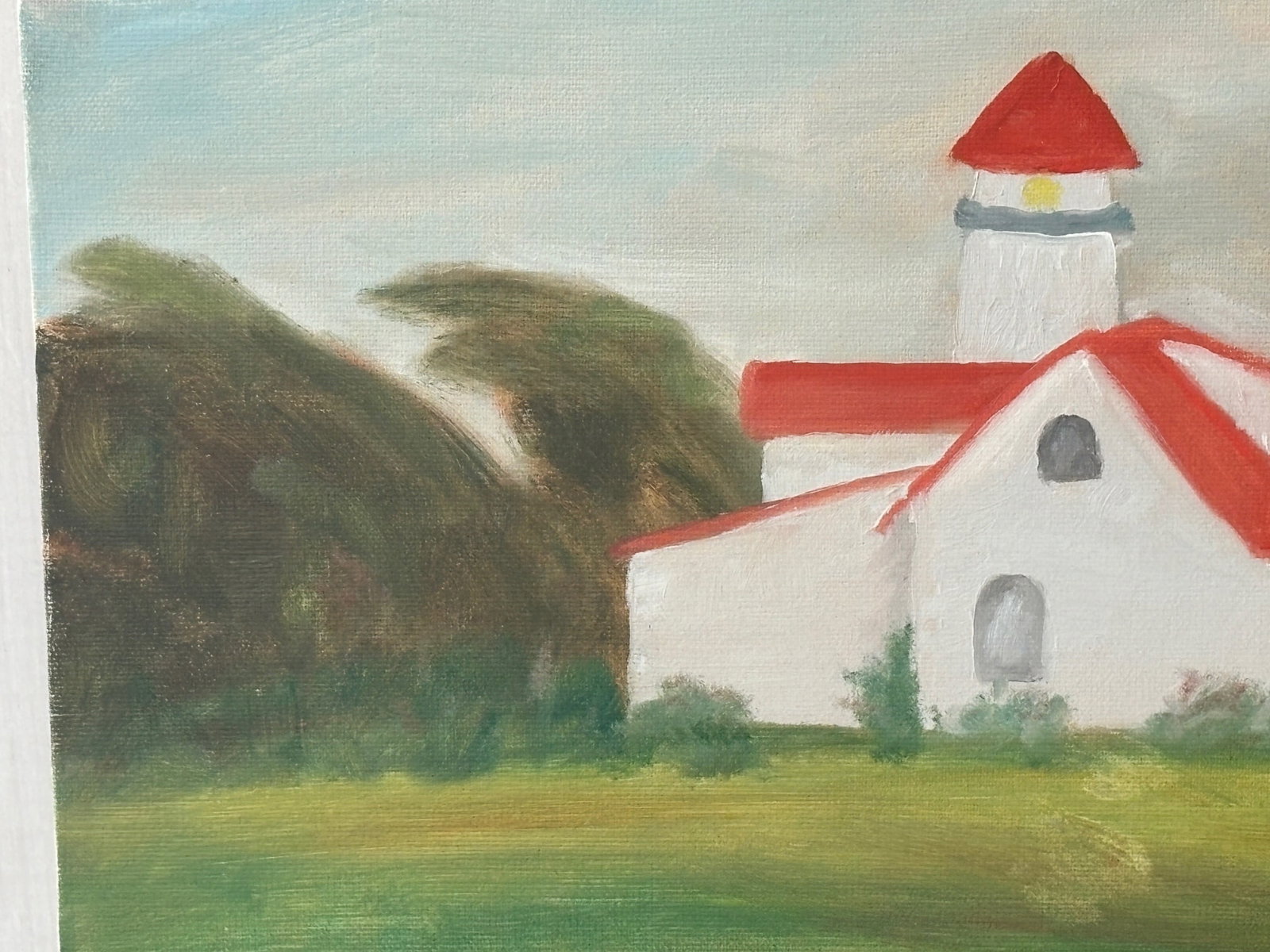 Mid 20th Century Original Lighthouse Painting - 4