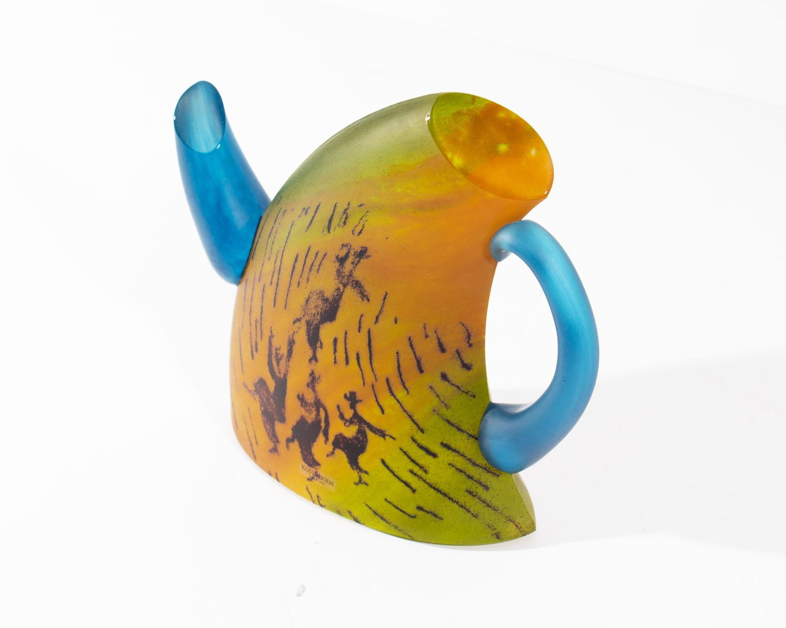 Kjell Engman Signed Kosta Boda Limited Edition Teapot Sculpture - 5