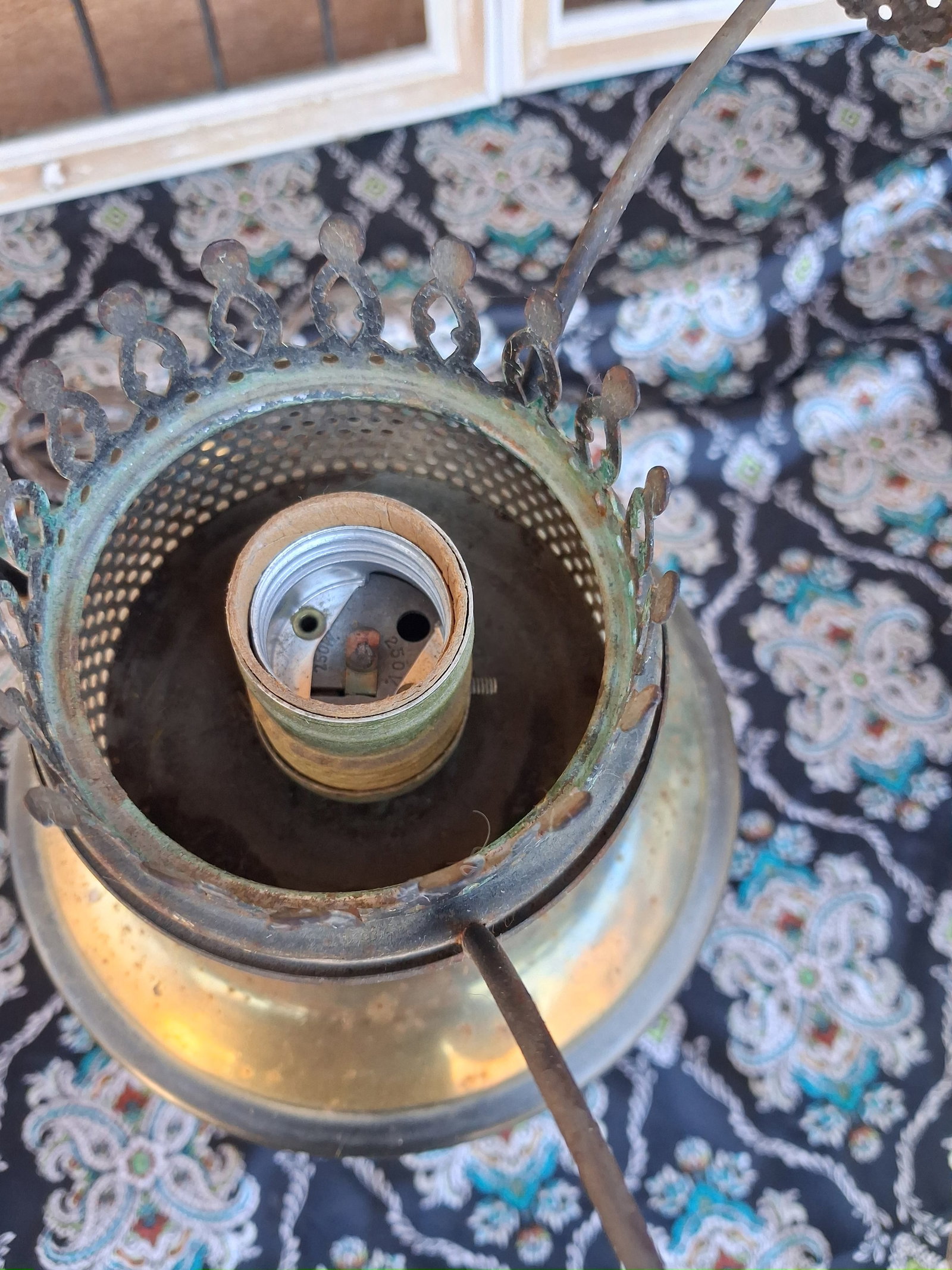 1900 Victorian Banquet Lamps. Matching - a Pair - 9