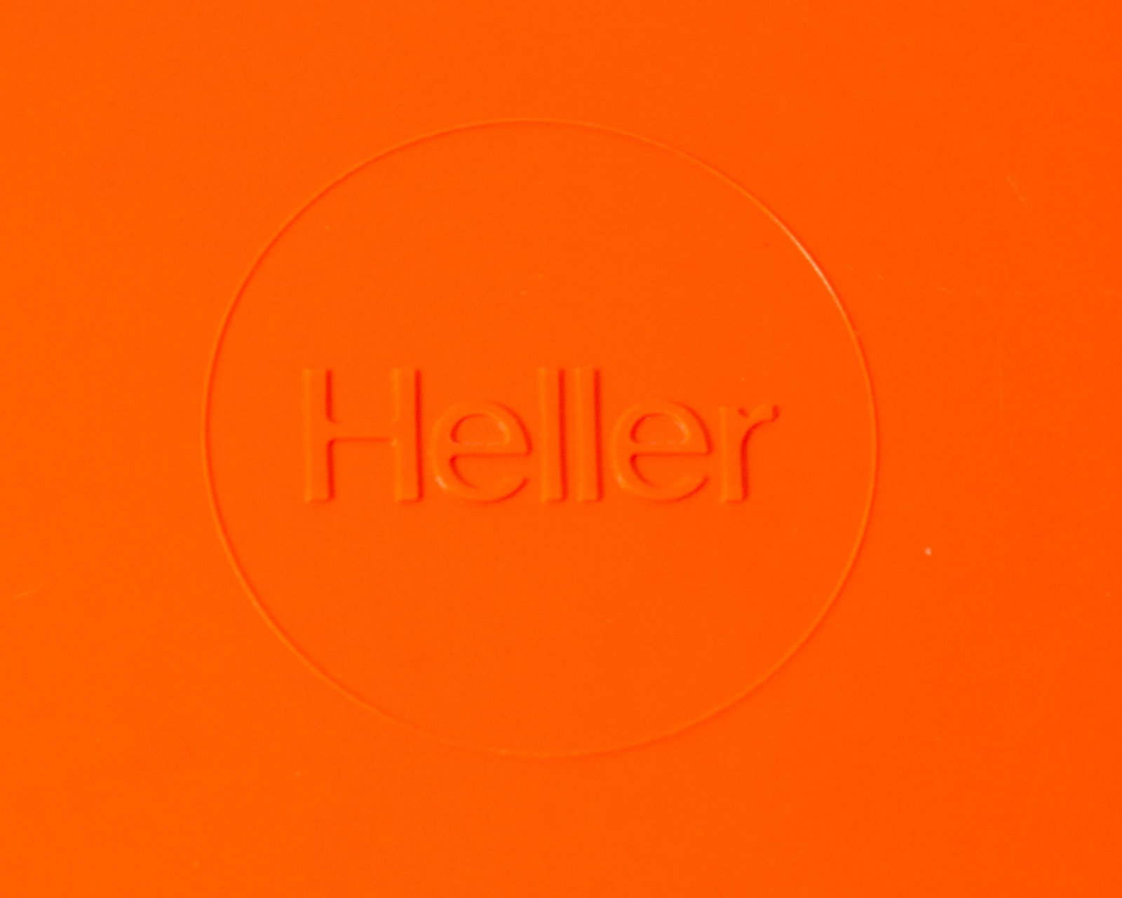 Orange Melamine Stackable Salad Plates, Set of 12 by Massimo Vignelli for Heller - 6
