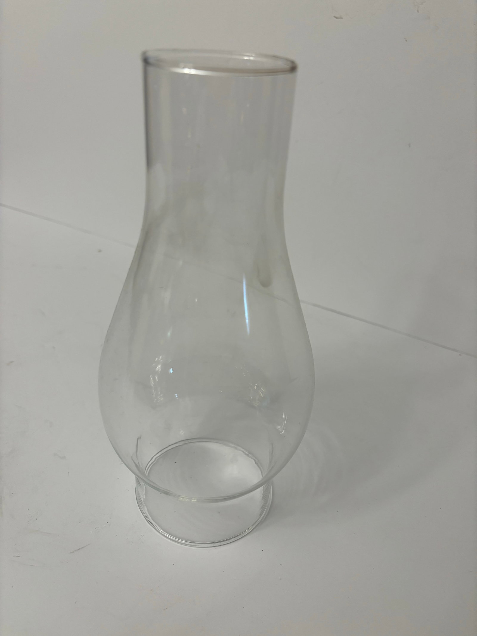 Antique Etched Floral Oil Lamp - 3