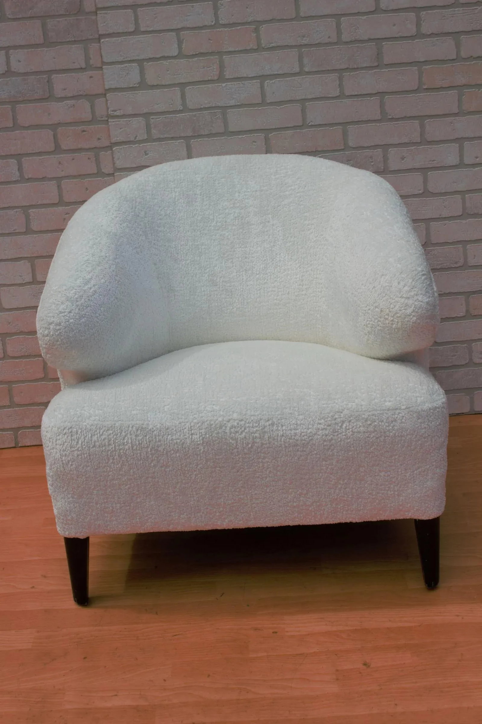 Vintage Modern Scandinavian Lounge Chair Newly Reupholstered - 13
