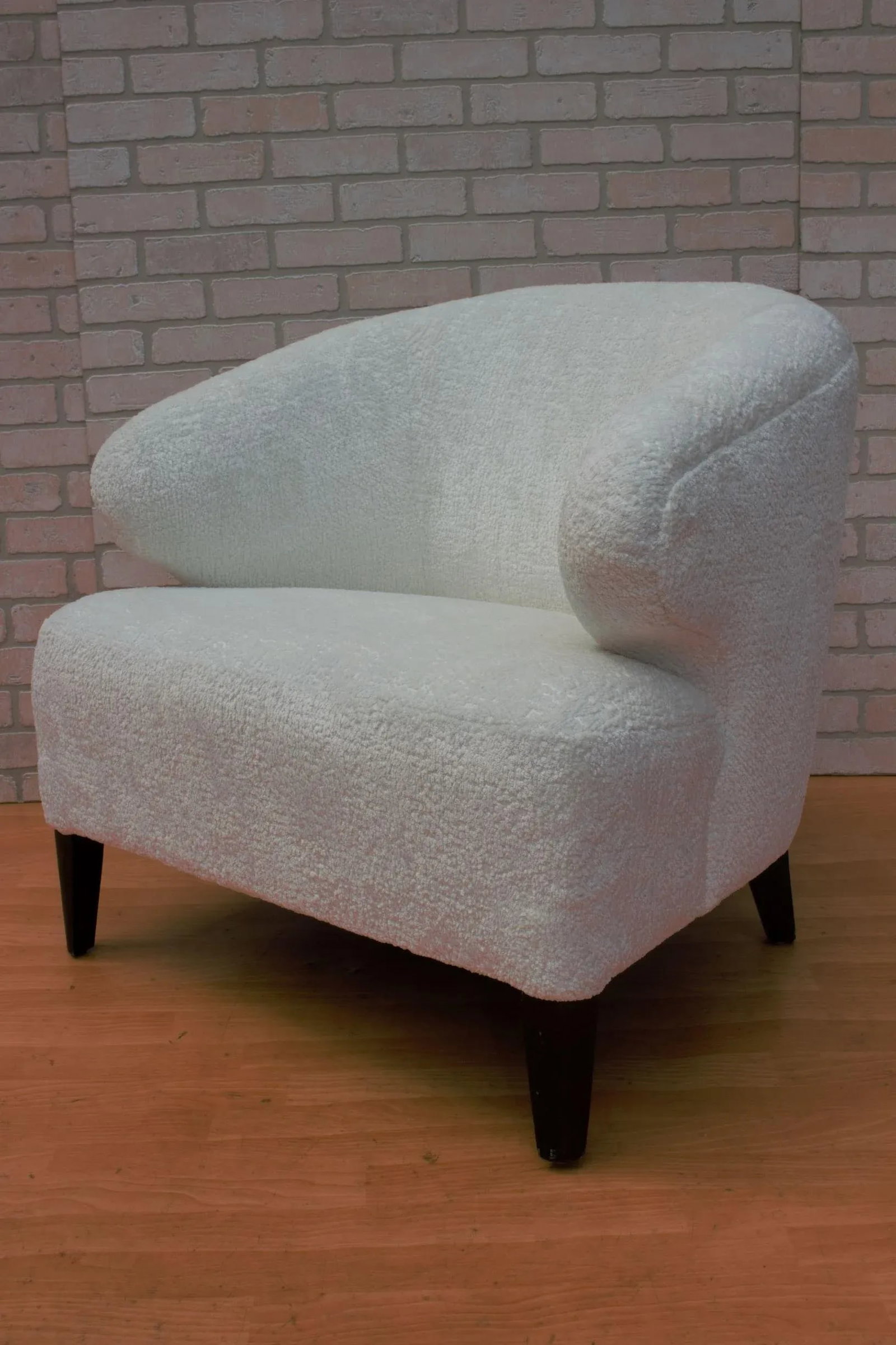 Vintage Modern Scandinavian Lounge Chair Newly Reupholstered - 3