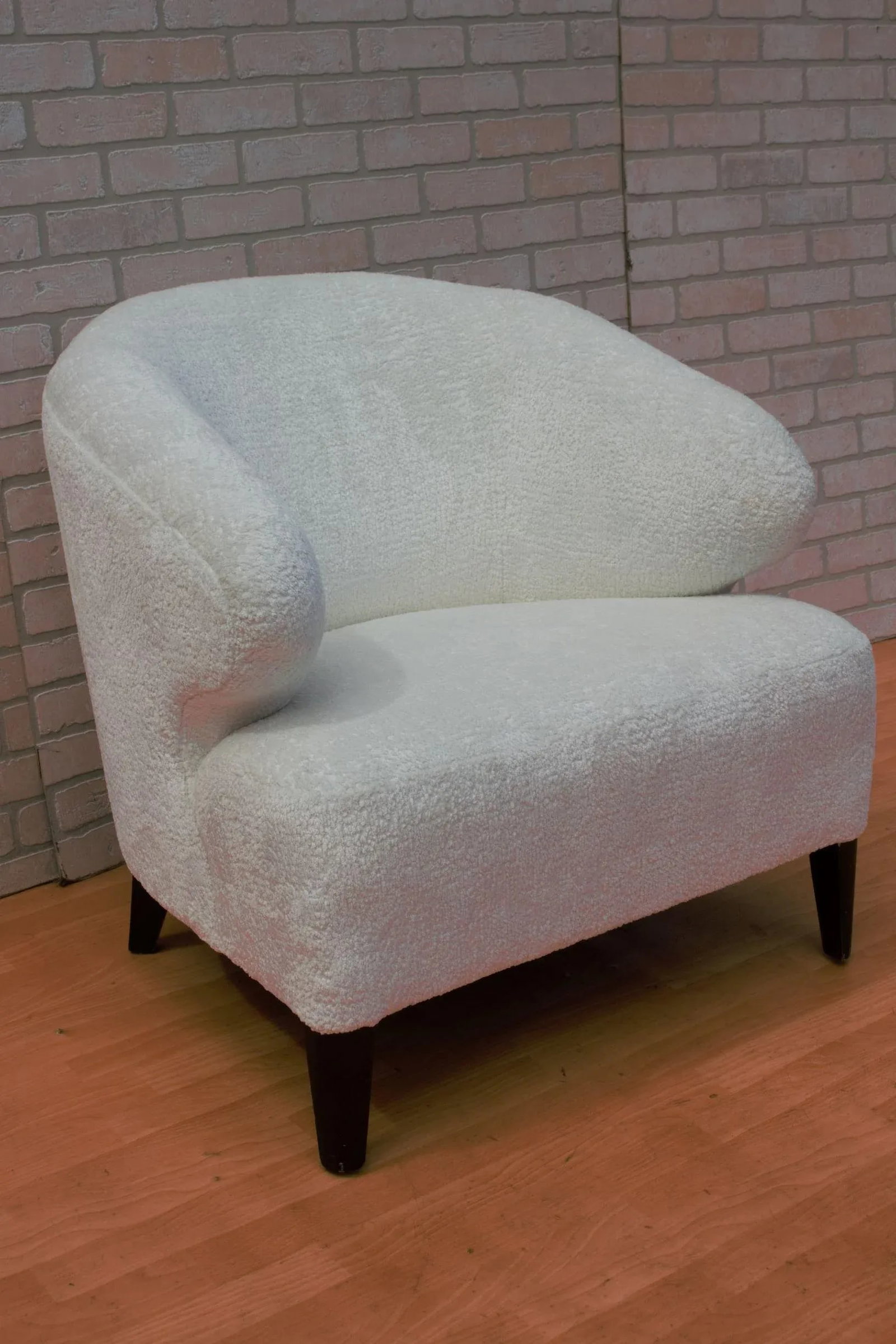 Vintage Modern Scandinavian Lounge Chair Newly Reupholstered - 5
