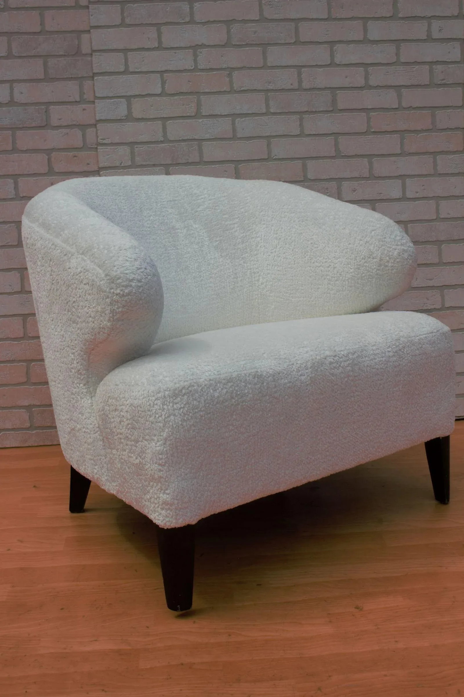 Vintage Modern Scandinavian Lounge Chair Newly Reupholstered - 6