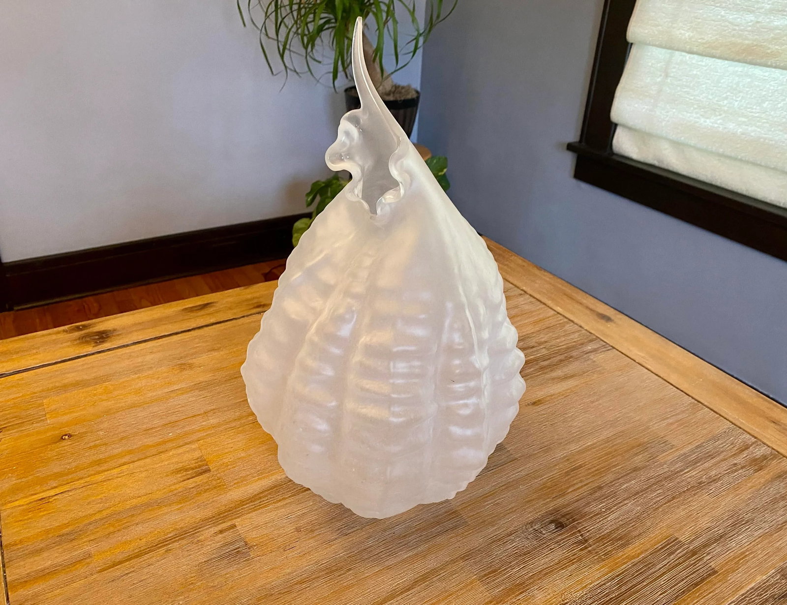 Limited Series Glass Sculpture 'Circium' in Frost by Nikolas Weinstein, a Frank Gehry Colleague - 2
