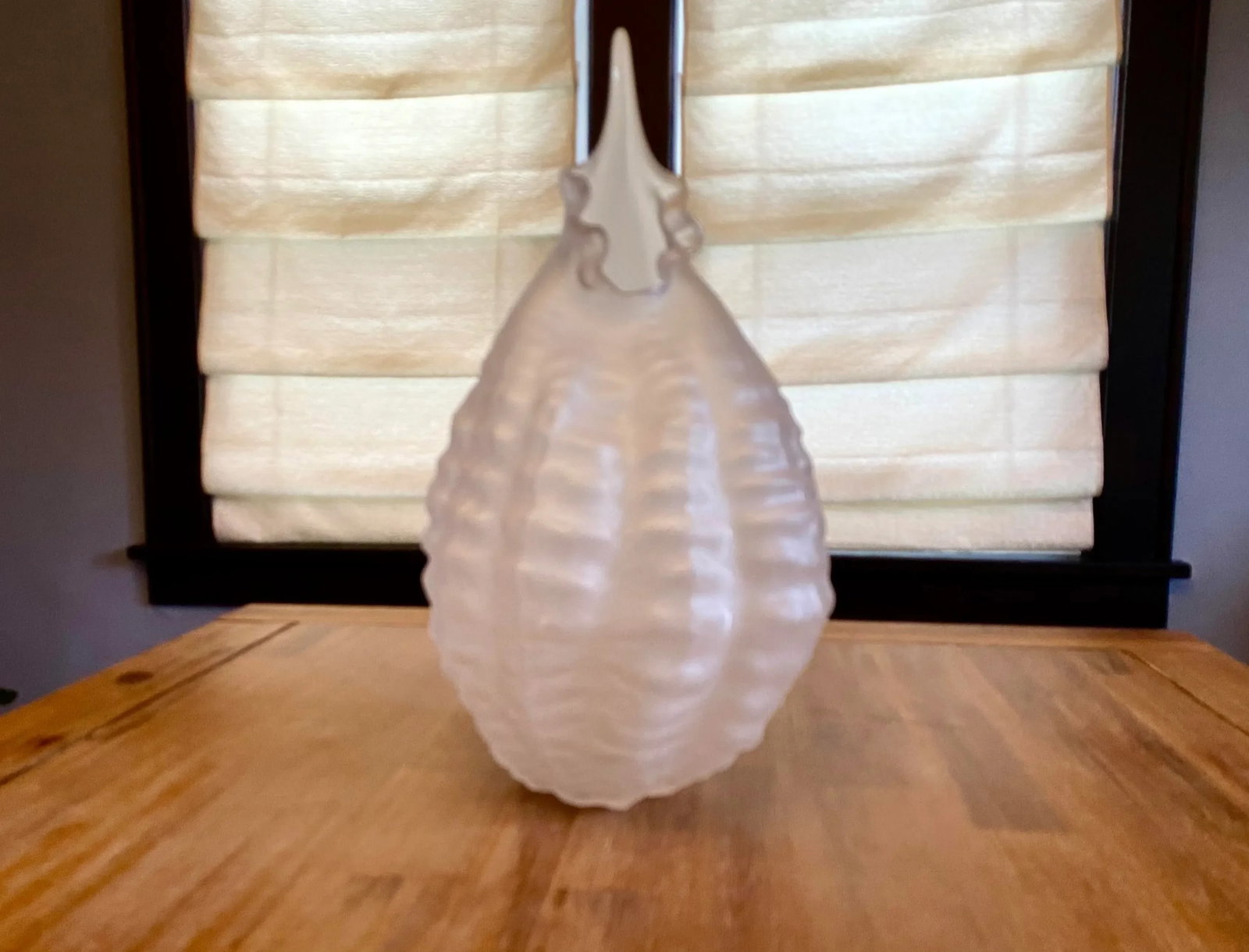 Limited Series Glass Sculpture 'Circium' in Frost by Nikolas Weinstein, a Frank Gehry Colleague - 9