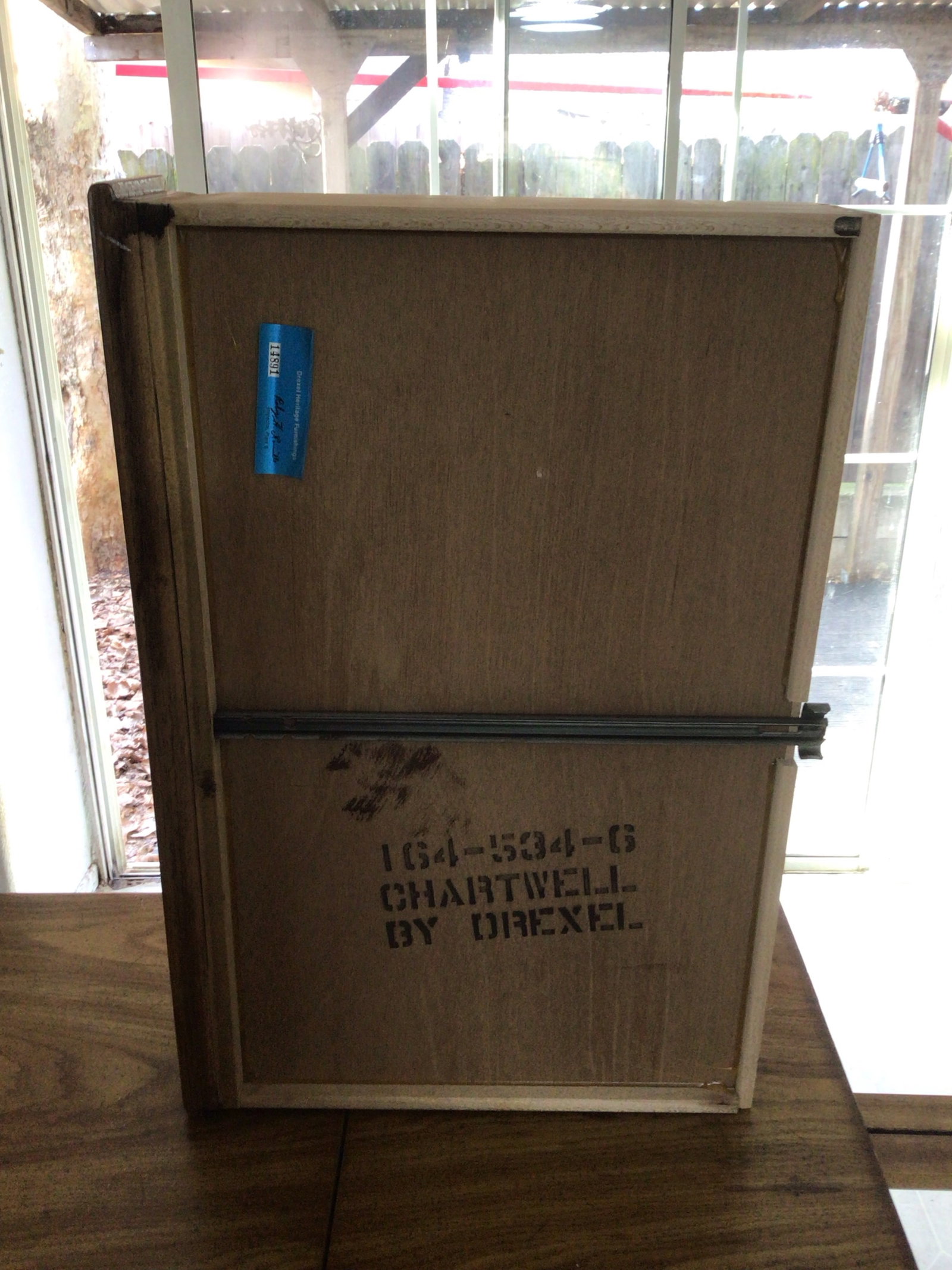 Mid 20th Century Drexel Heritage Chartwell Solid Wood Vintage Expandable Drop-Leaf Server / Dry Bar - 11