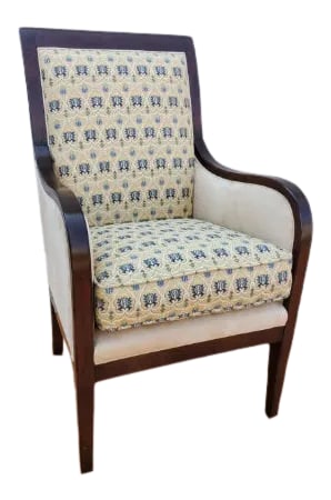 Vintage Oval Open Back Lounge Chair by Baker the Milling Road Collection (1 of 7)