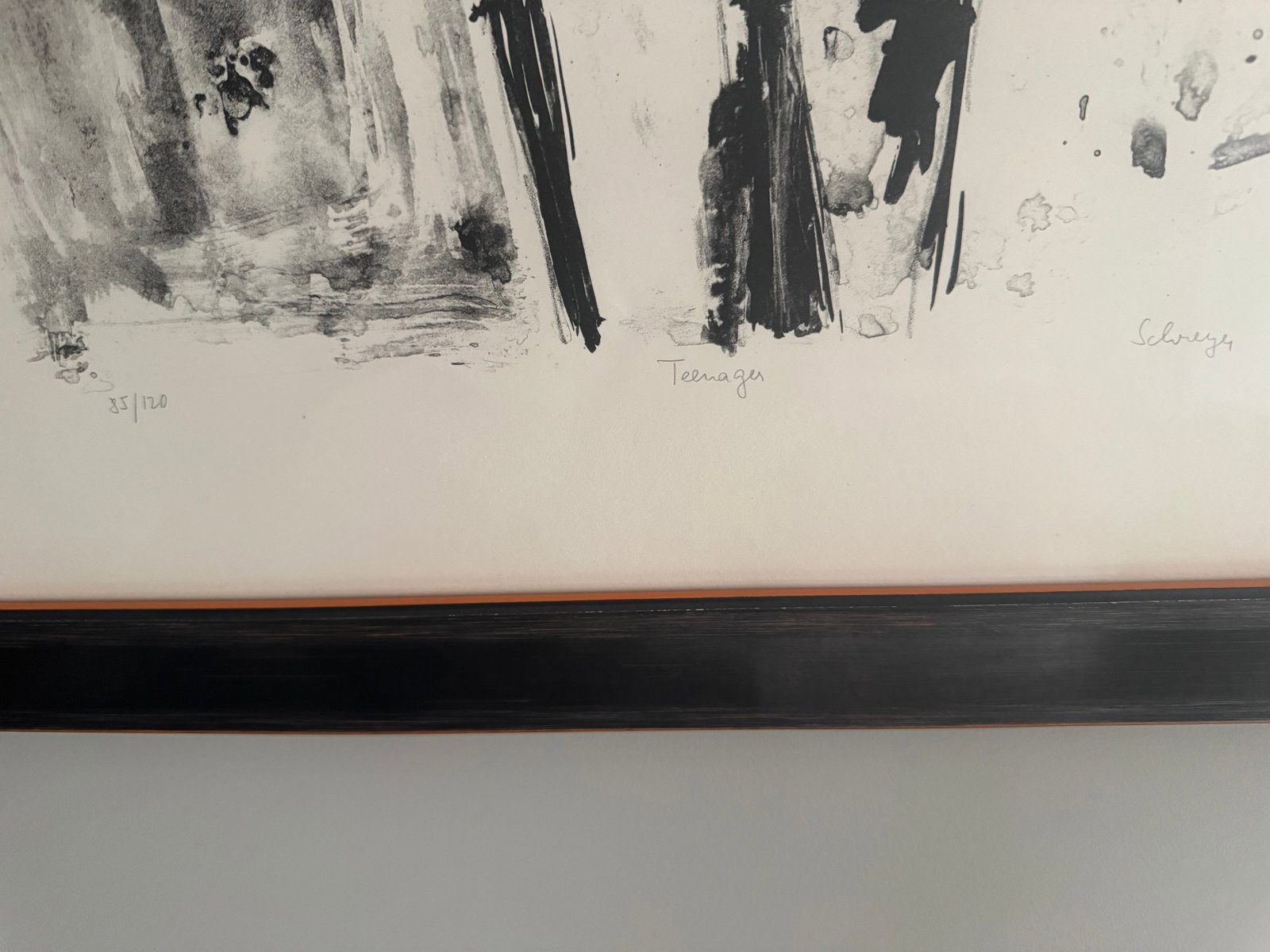 1960s Mid-Century Modern Greta Schreyer "Teenager" Signed Limited Edition Lithograph, 85/120 - 3