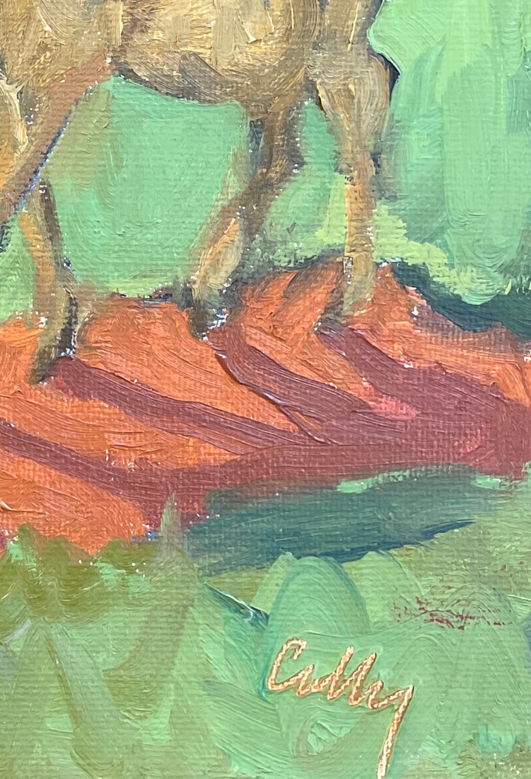 Red Dirt Goats Painting - 2