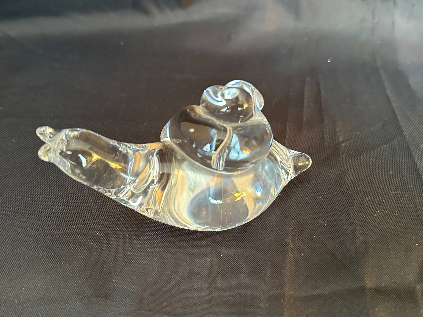 Swedish Mid Century Modern Art Glass Snail Figurine Paperweight - 6