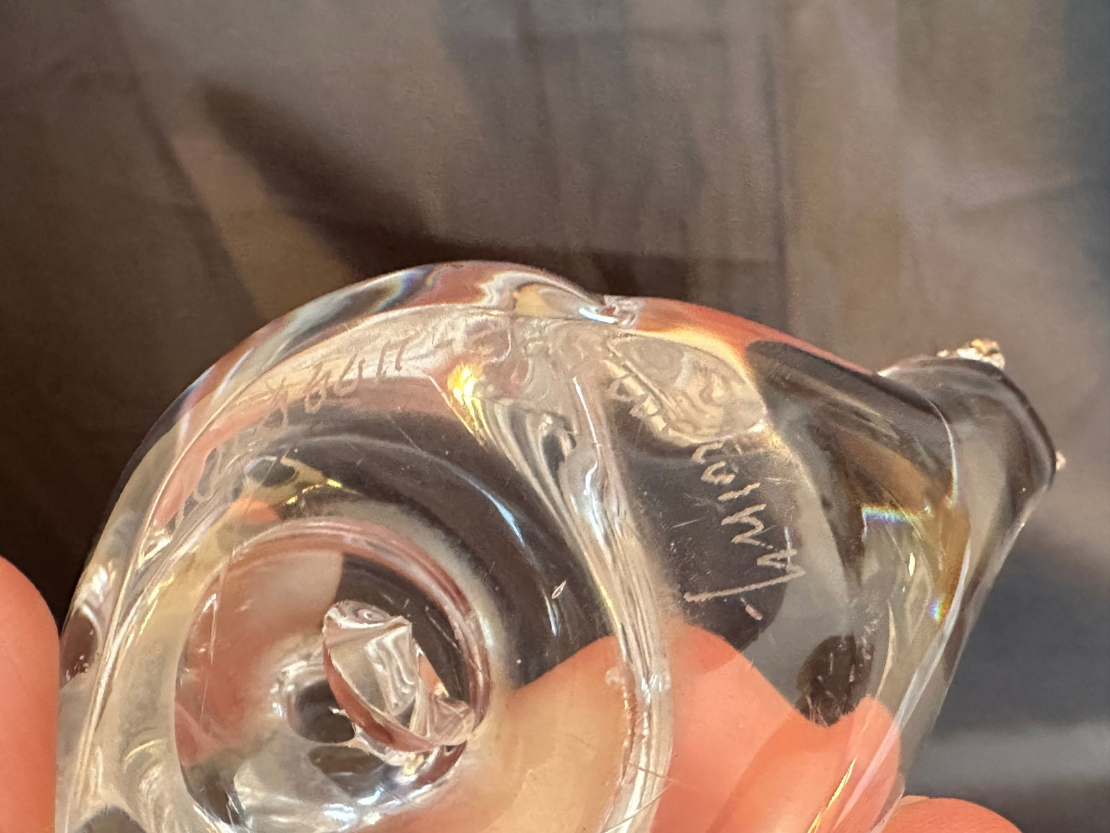 Swedish Mid Century Modern Art Glass Snail Figurine Paperweight - 7