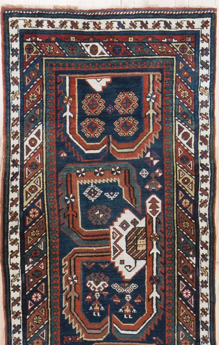 1900s Antique Persian Runner - 3