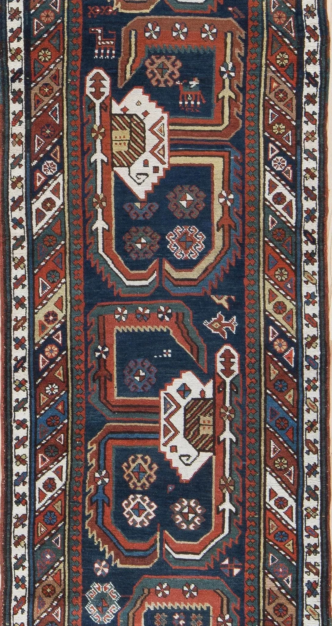 1900s Antique Persian Runner - 5
