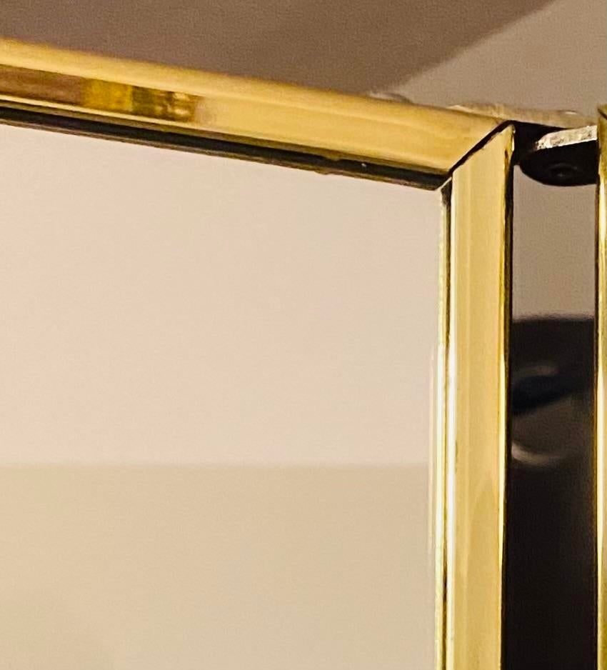 Mid-Century Modern Tri-Panel Dual-Sided Full Length Mirror - 4