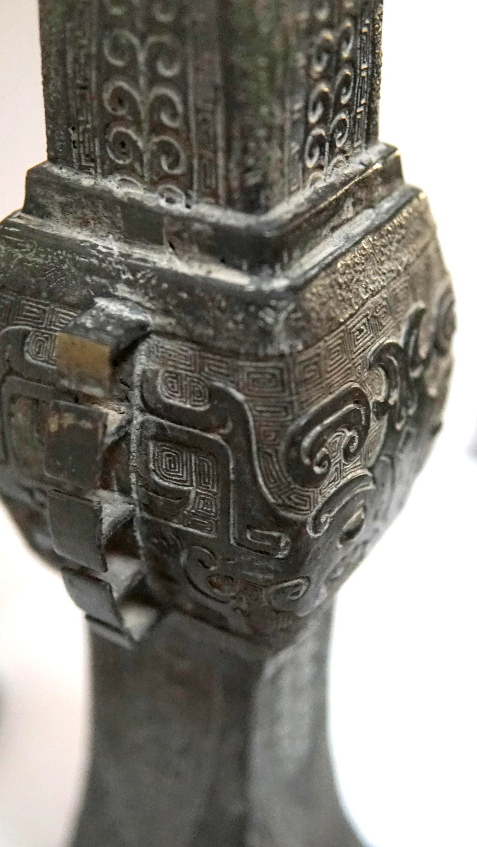 19th Century Japanese Bronze Table Lamp - 11