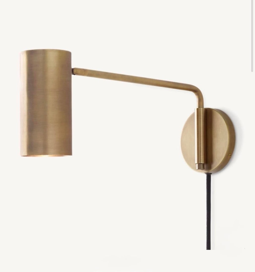 Two Sconce Task Lights From Restoration Hardware - A Pair - 3
