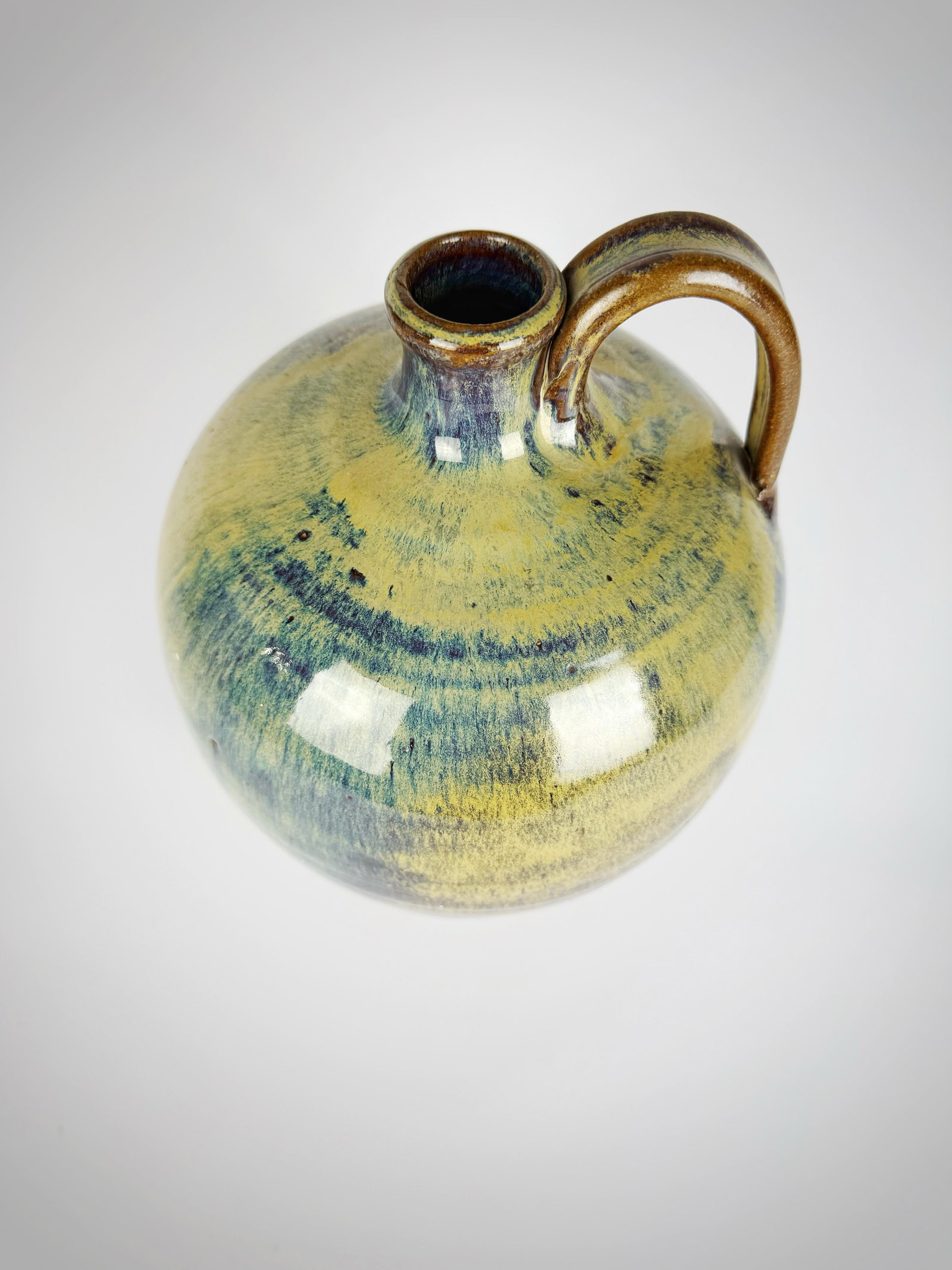 1982 Signed Studio Pottery Jug - Teague (w.d.g.) - Glazed Stoneware - 2