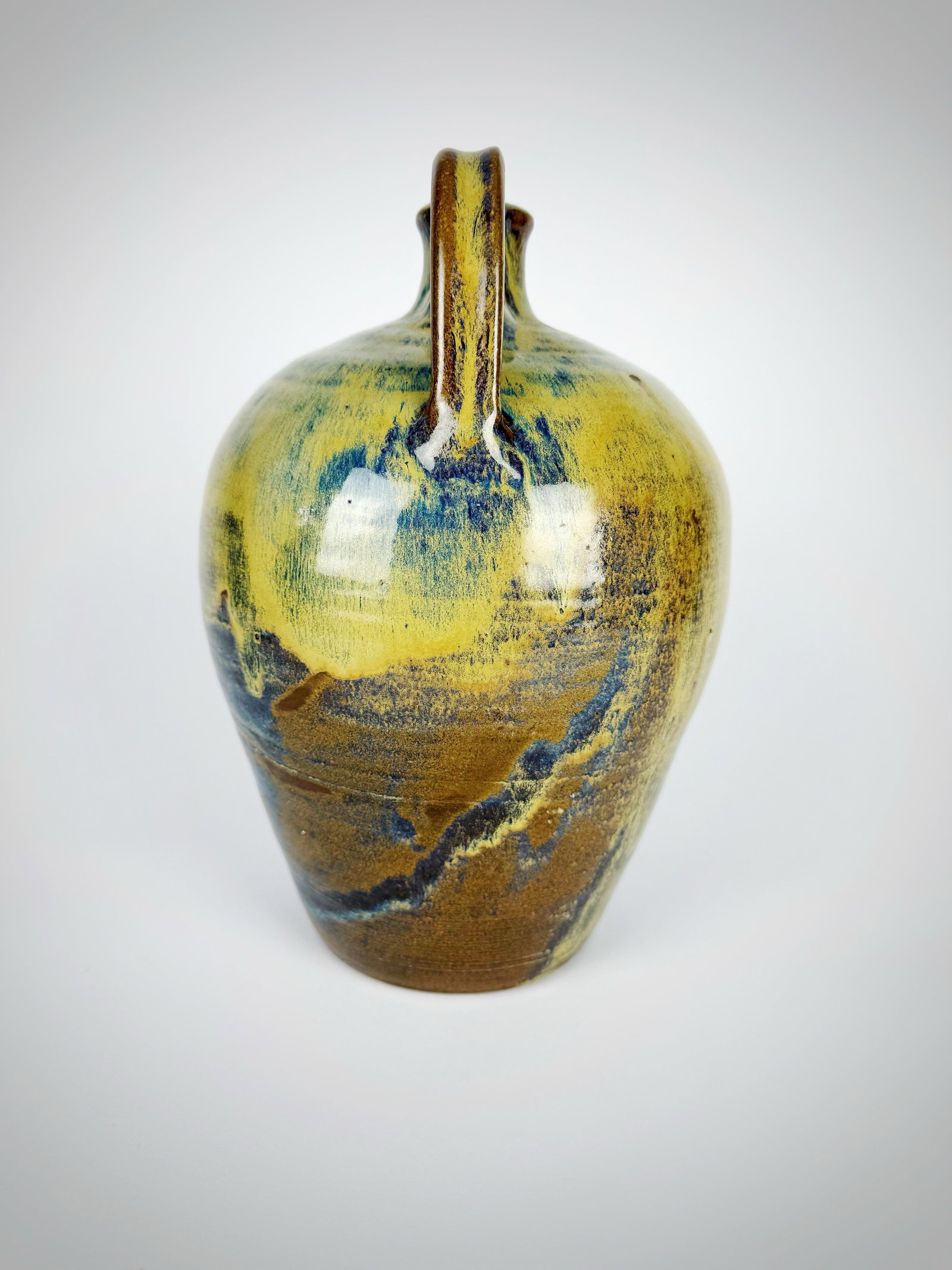 1982 Signed Studio Pottery Jug - Teague (w.d.g.) - Glazed Stoneware - 3