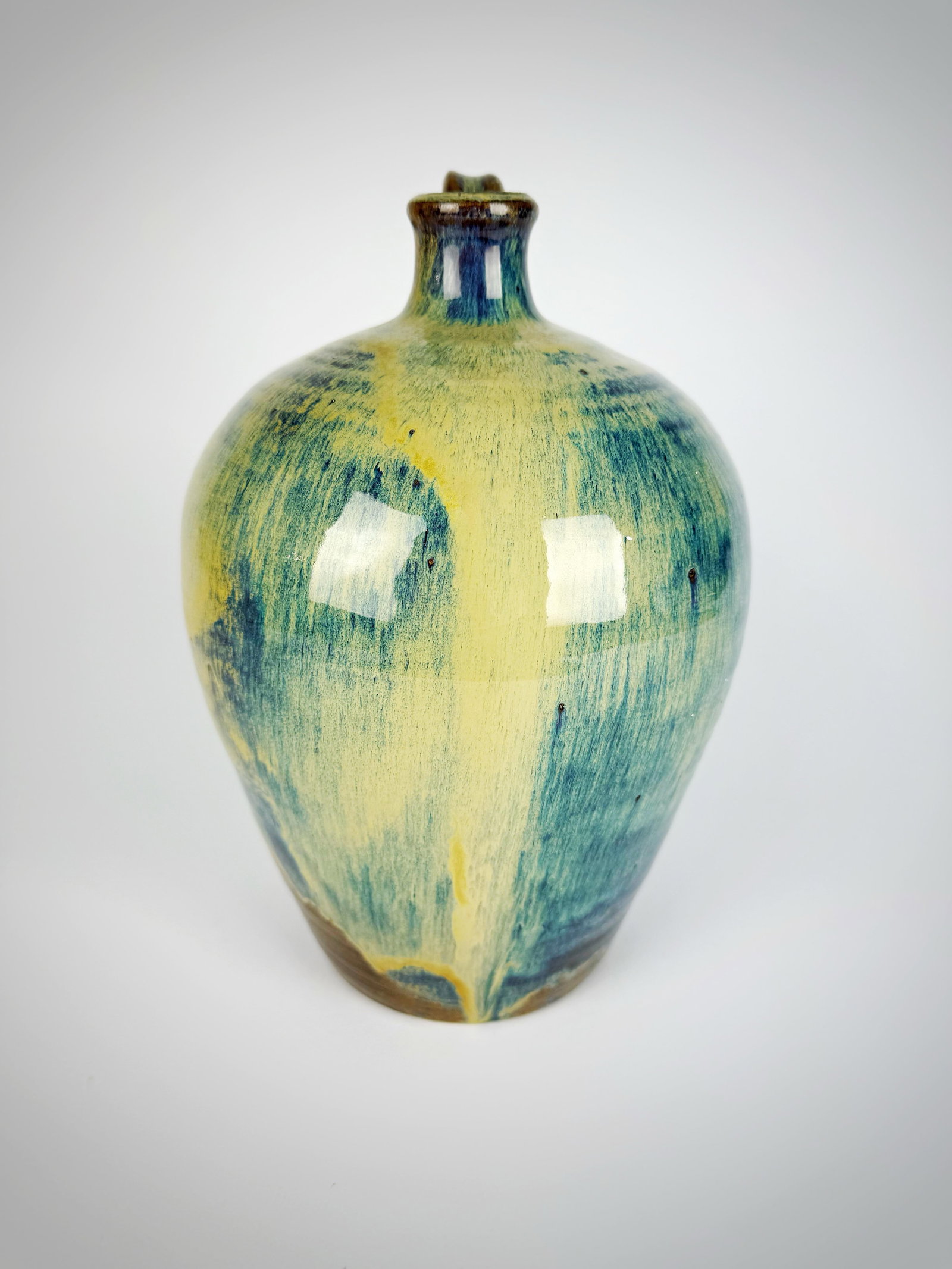 1982 Signed Studio Pottery Jug - Teague (w.d.g.) - Glazed Stoneware - 5