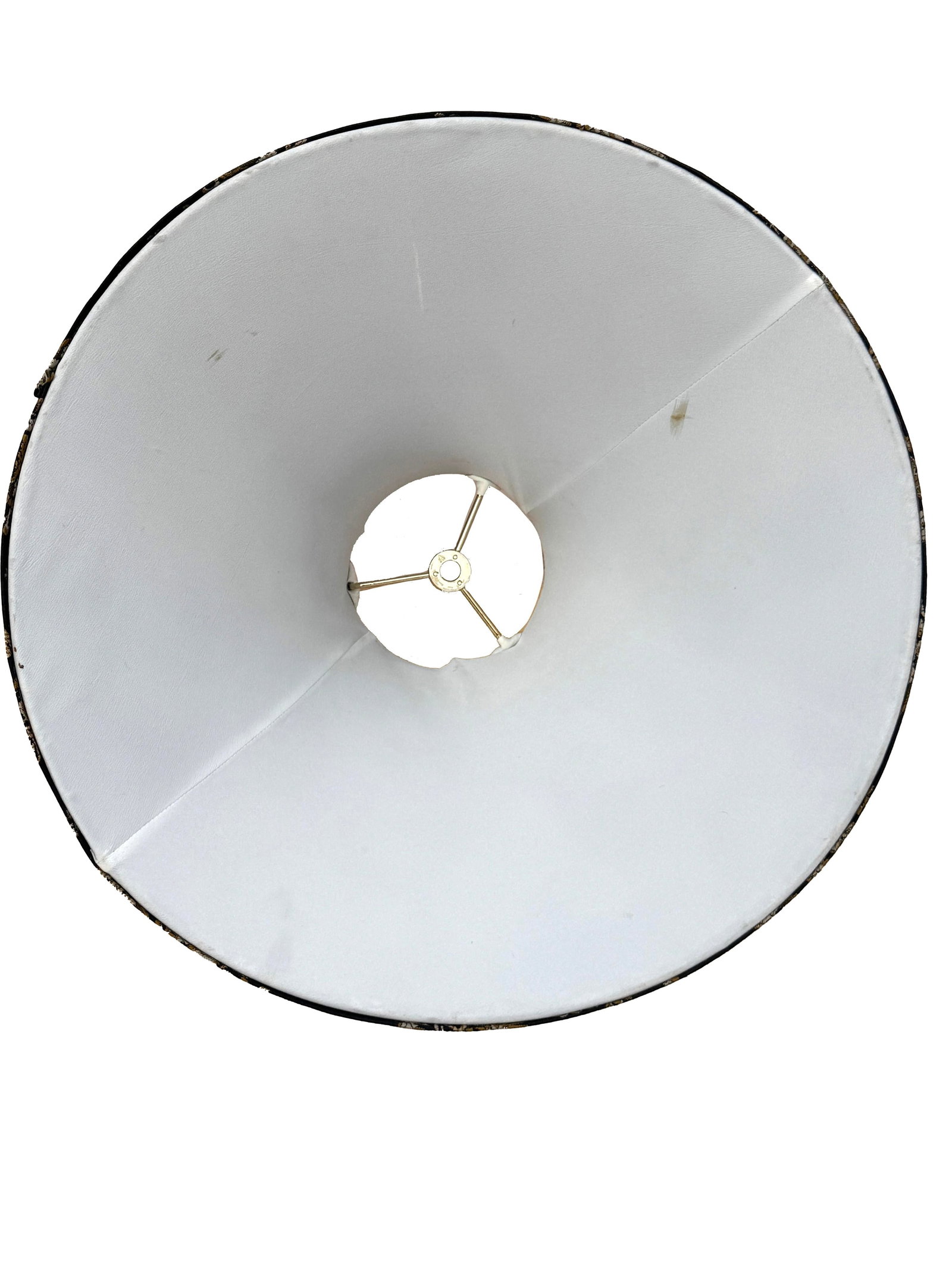 Pagoda Style Black & Gold Chinoiserie Lamp Shade, Hollywood Regency, Mid 20th Century - 6