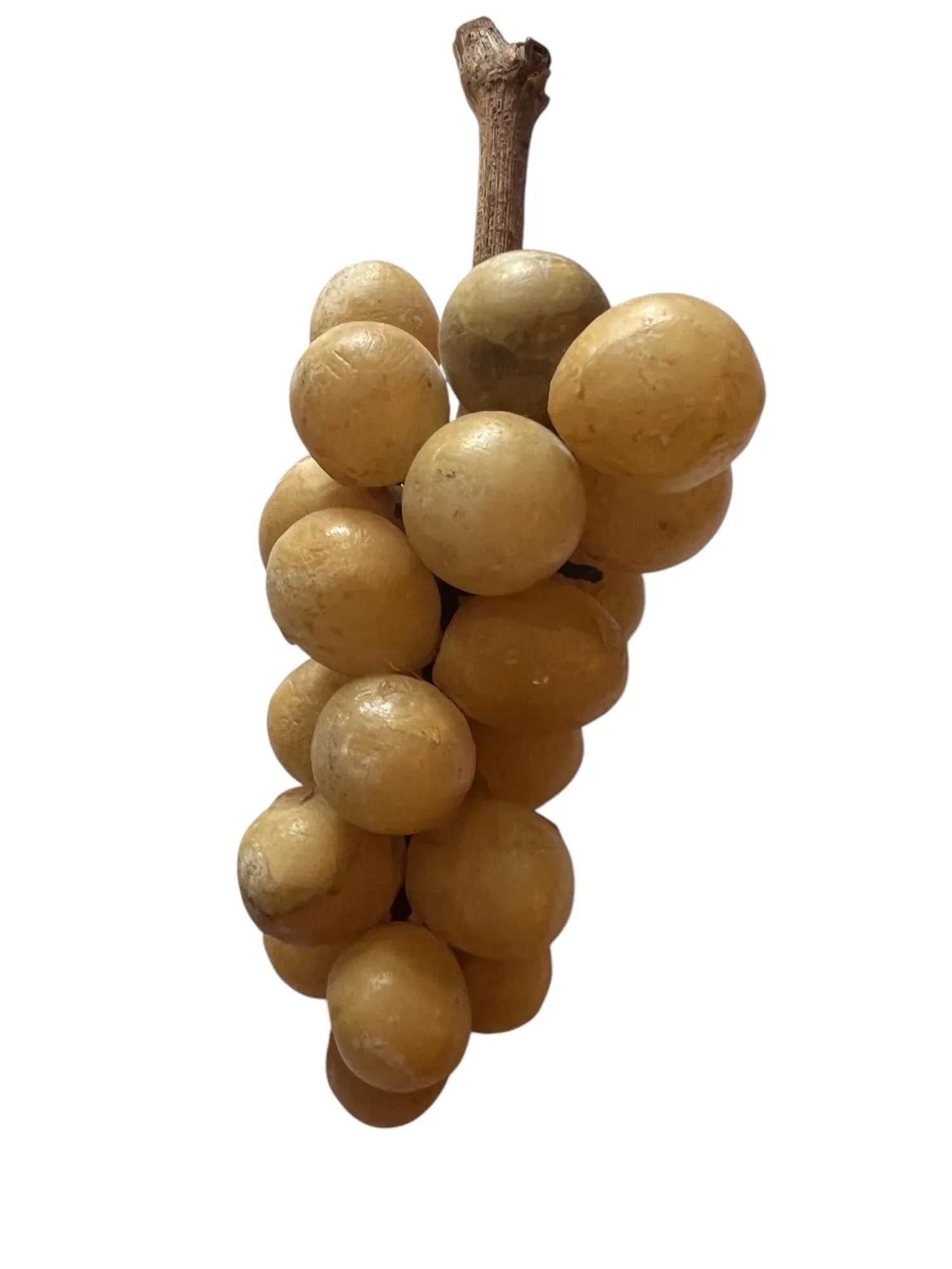 40s Italian Alabaster Grapes With Real Vine Stem - 6