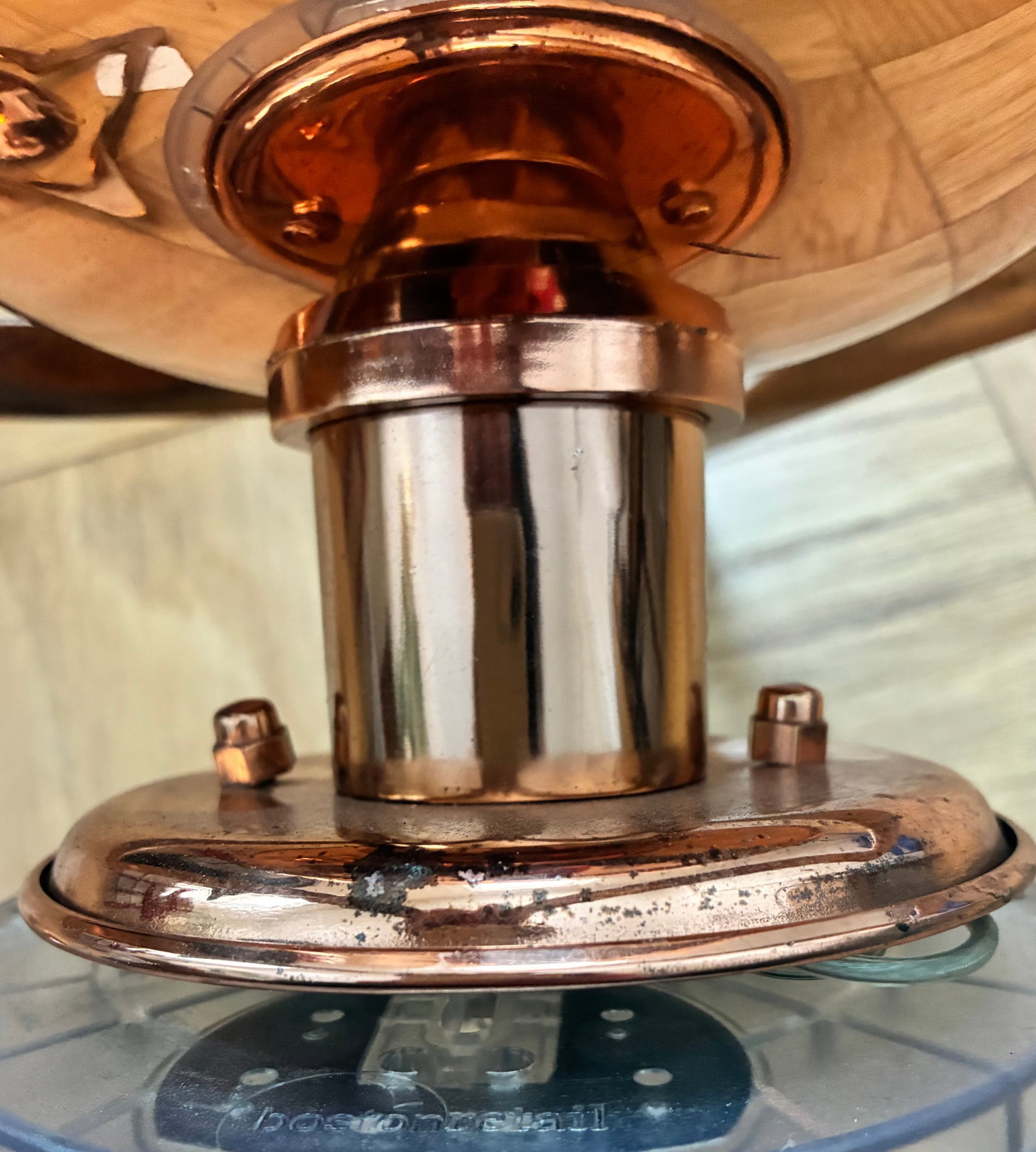 Mid 20th Century Copper Global Views Abstract Sconces - 15