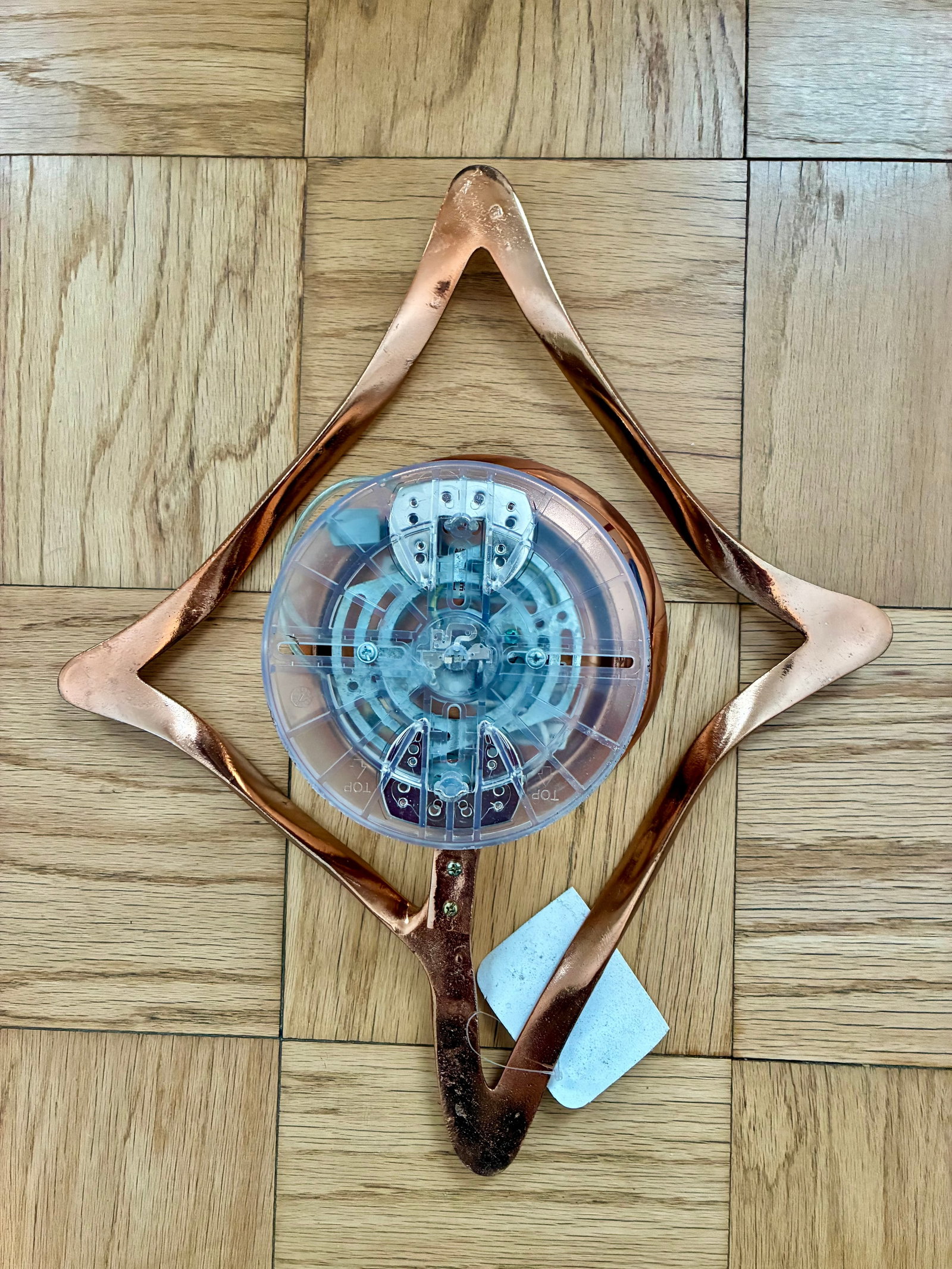 Mid 20th Century Copper Global Views Abstract Sconces - 18