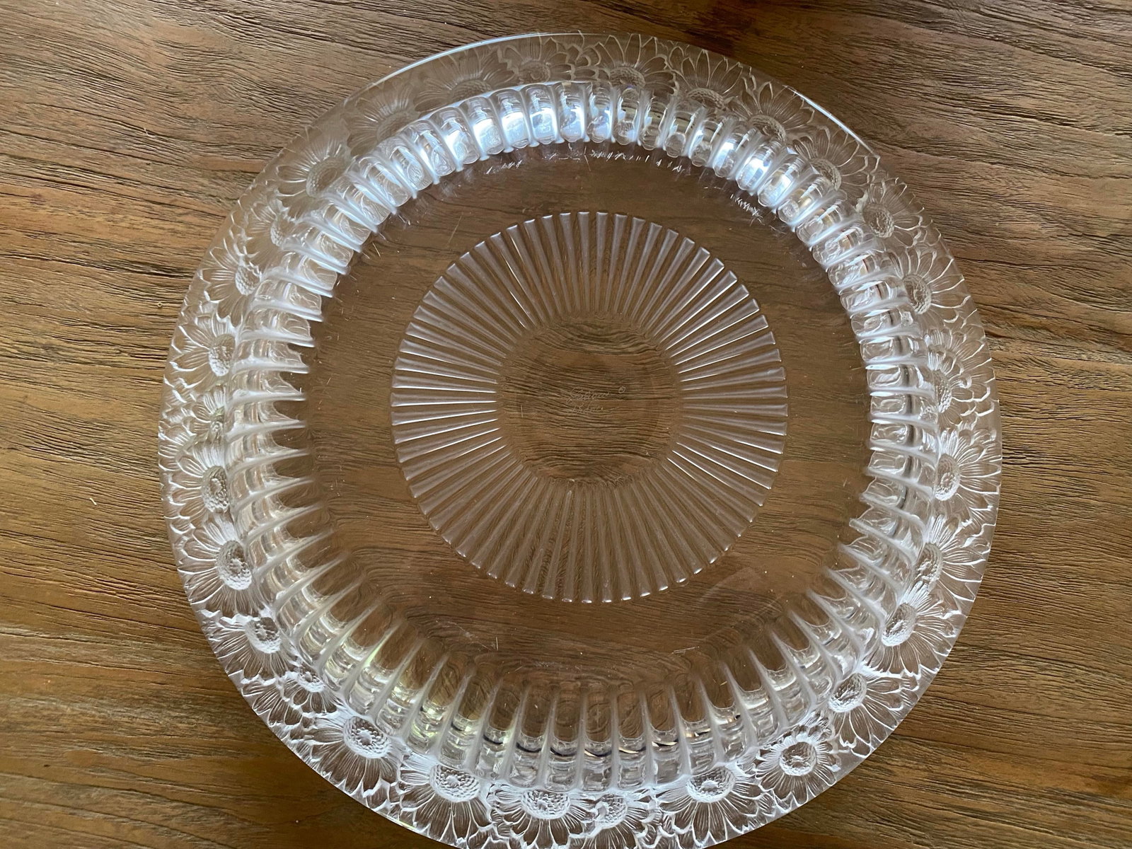 Lalique Marguerites Decorative Plate - 2