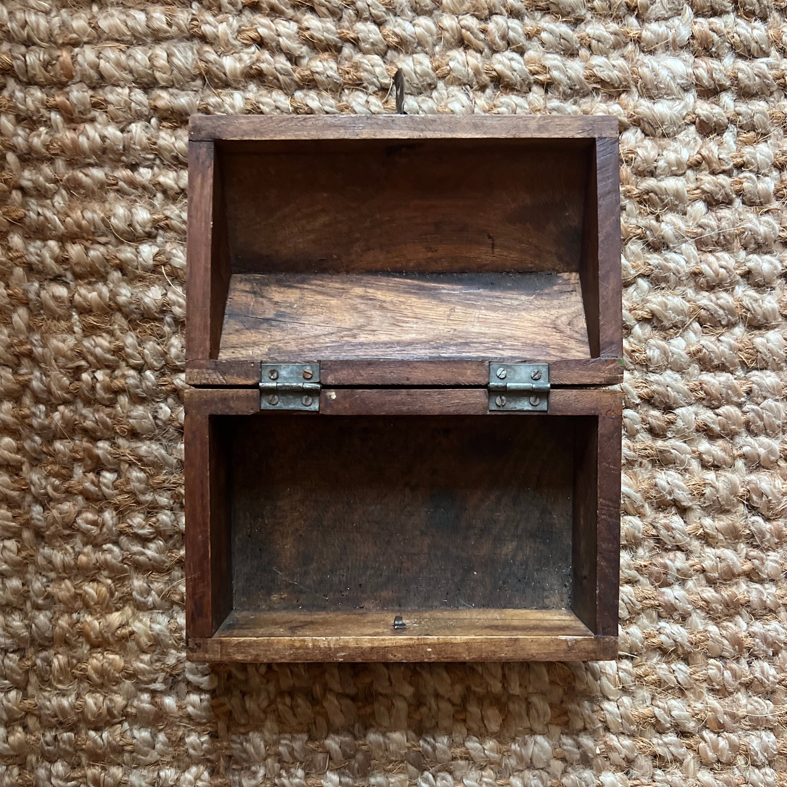 1980s Indian Wooden & Metal Box - 5