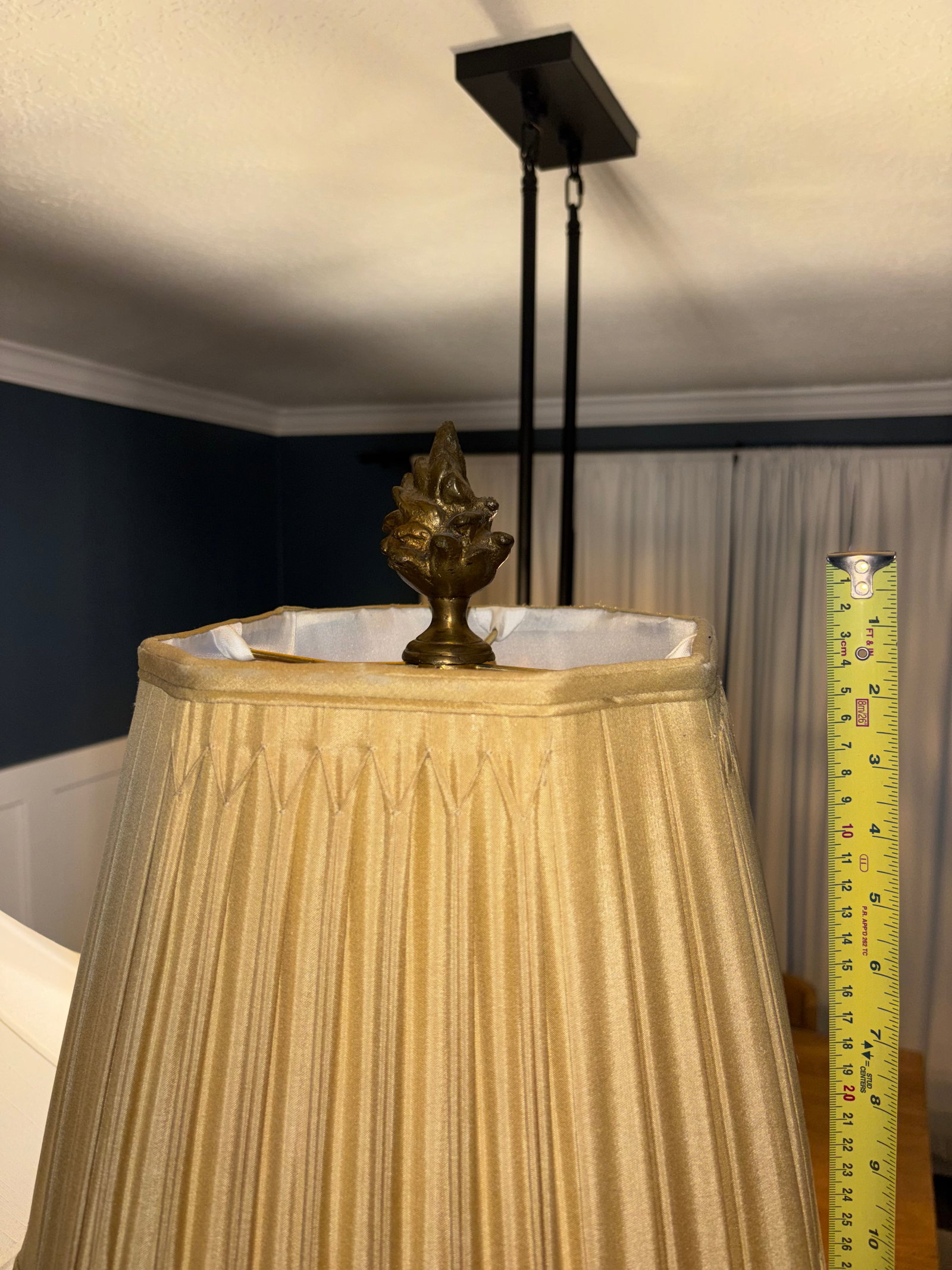 1980s John Richard's Collection Neoclassical Brass and Crystal Corinthian Column Floor Lamp - a Pair - 13