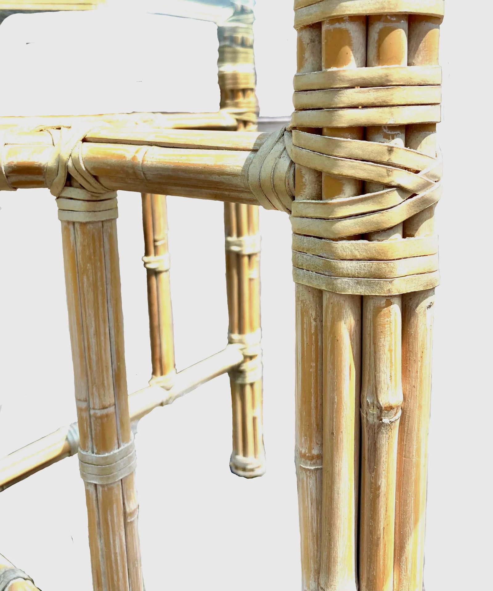 Vintage McGuire Bamboo Dining Table - 5