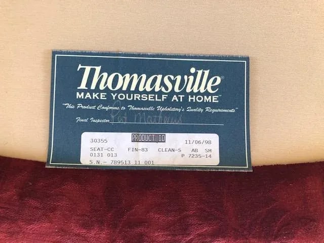 1990s Vintage Thomasville Arm Chair - 7