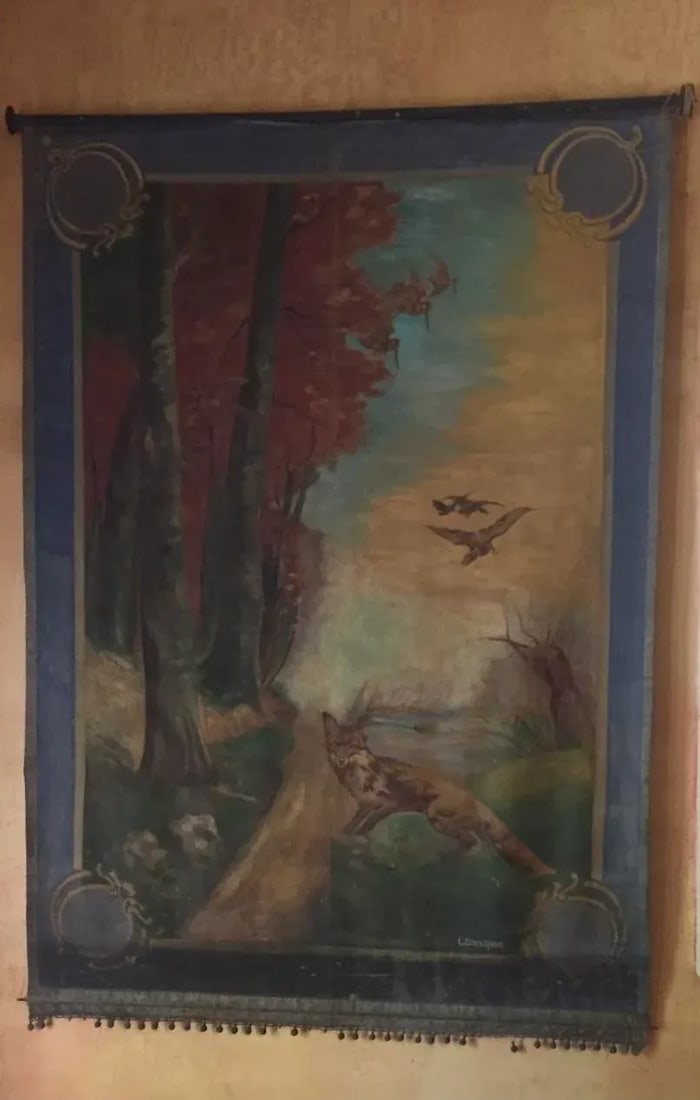 1940s Parisienne Canvas Backdrop for Street Plays - 10