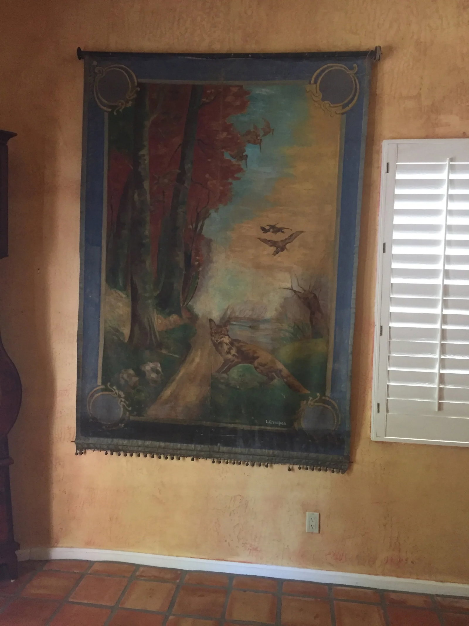 1940s Parisienne Canvas Backdrop for Street Plays - 11