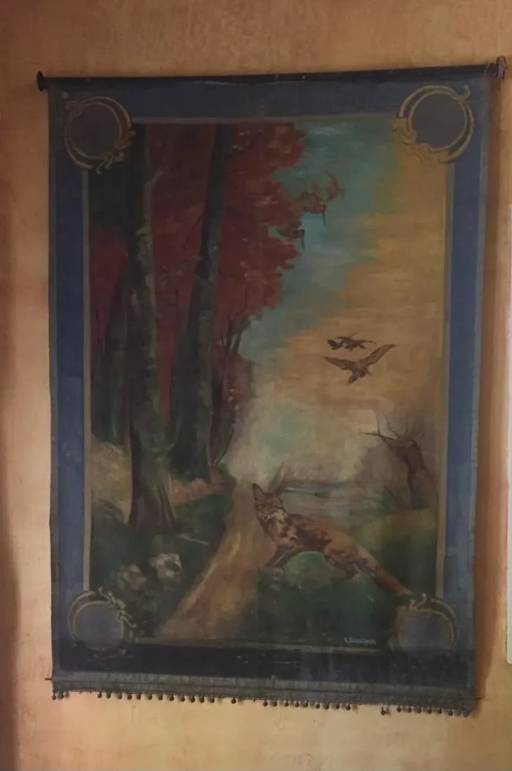 1940s Parisienne Canvas Backdrop for Street Plays - 12