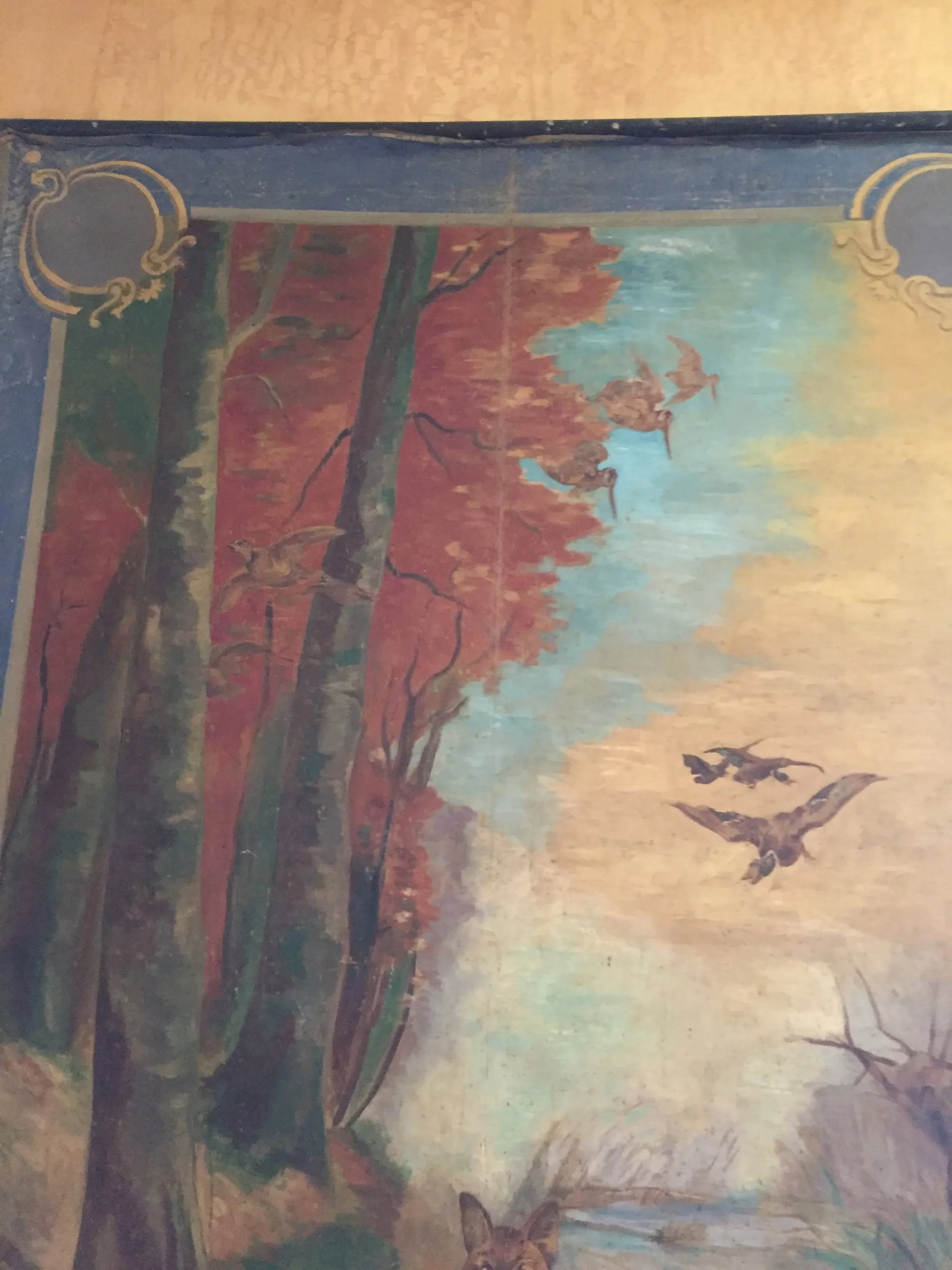 1940s Parisienne Canvas Backdrop for Street Plays - 7