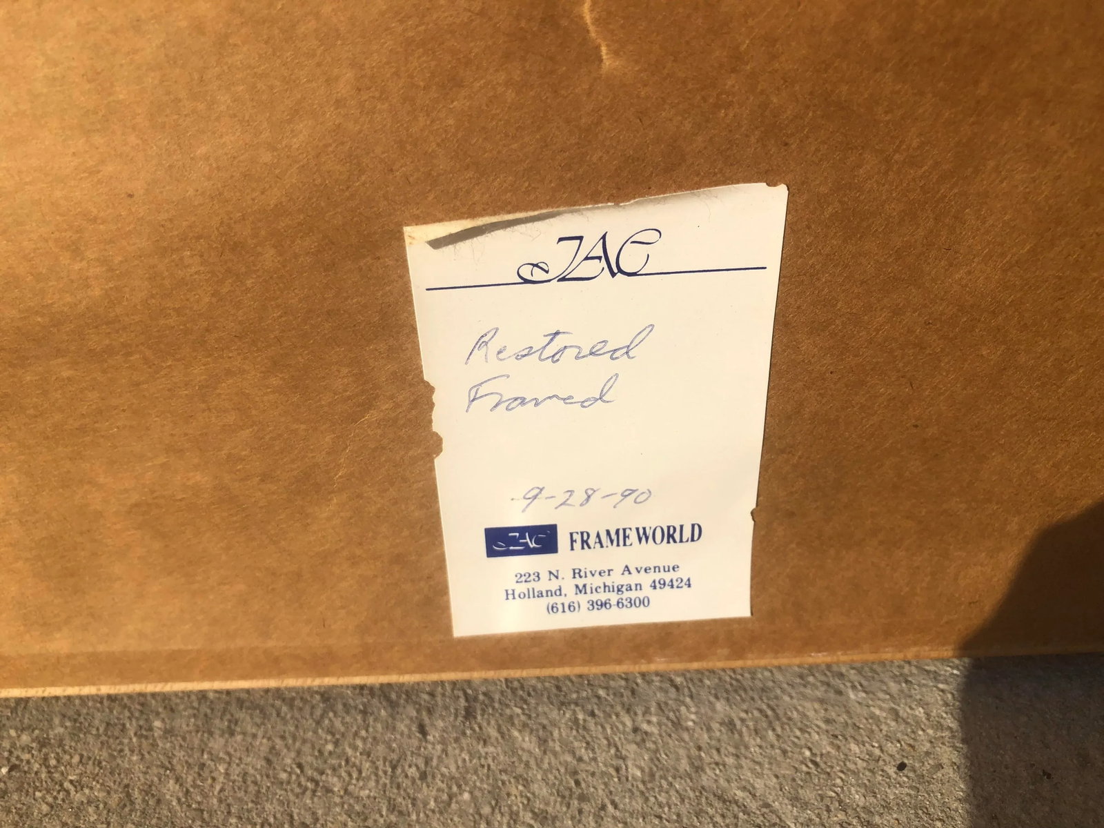 Mid-Century Modern Nautical Abstract Oil Painting With Sailboats, Framed - 9